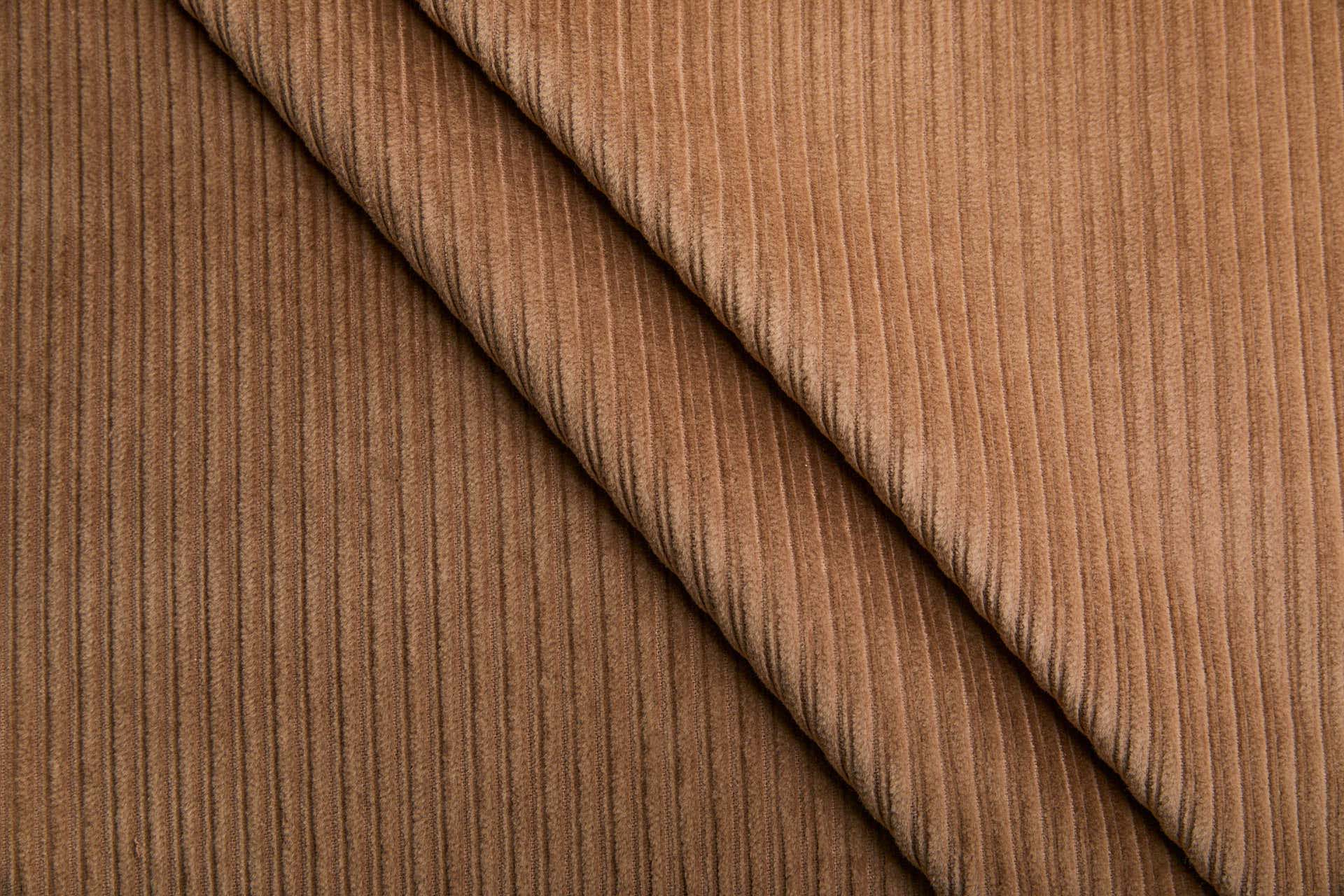 Wide Rib Stretch Corduroy - Ginger fabric