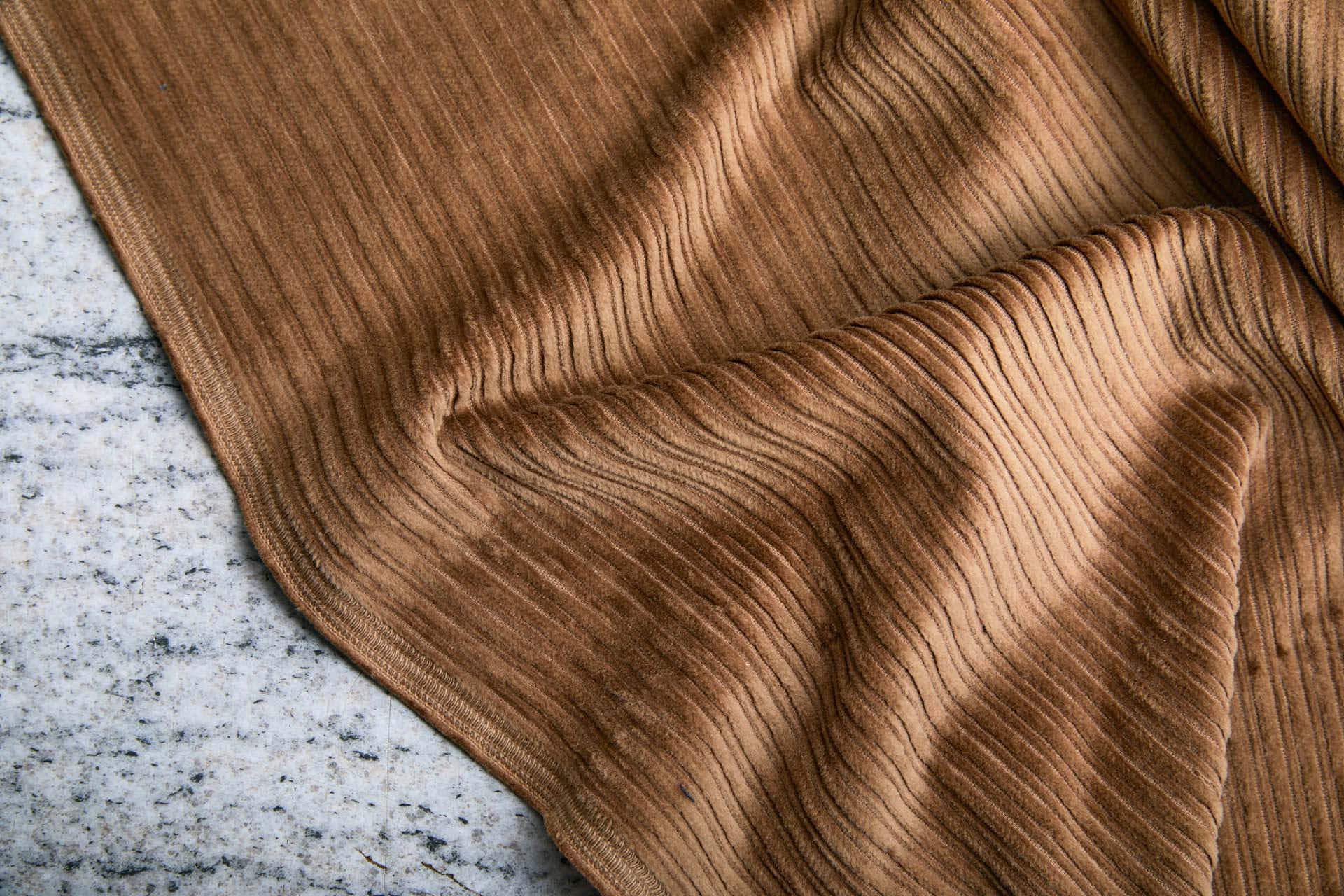 Wide Rib Stretch Corduroy - Ginger fabric, image 5 of 7