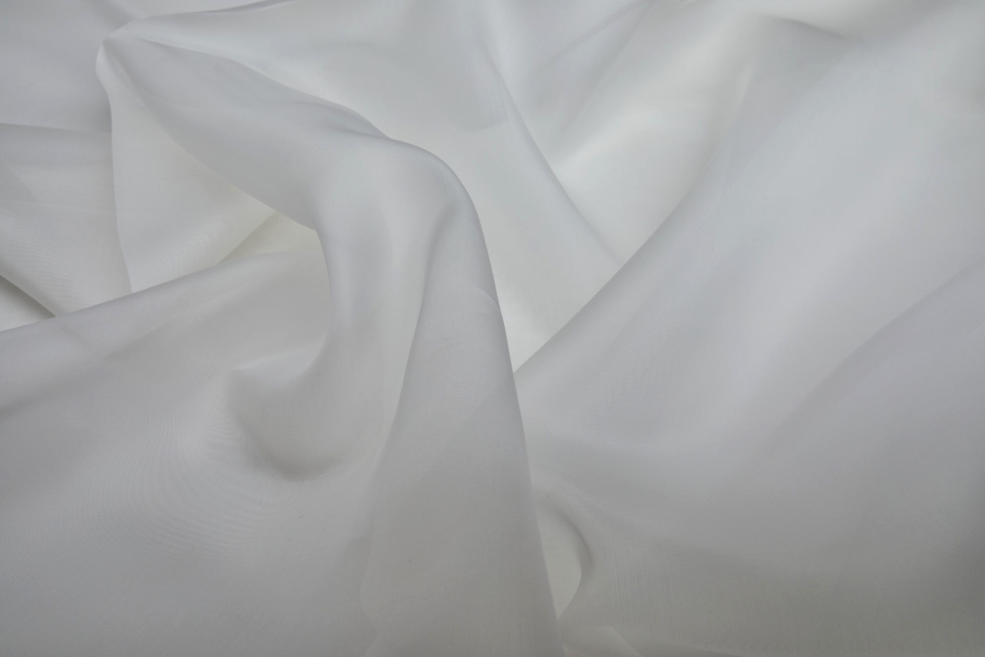 Italian Silk Organza - Ivory fabric, image 3 of 6