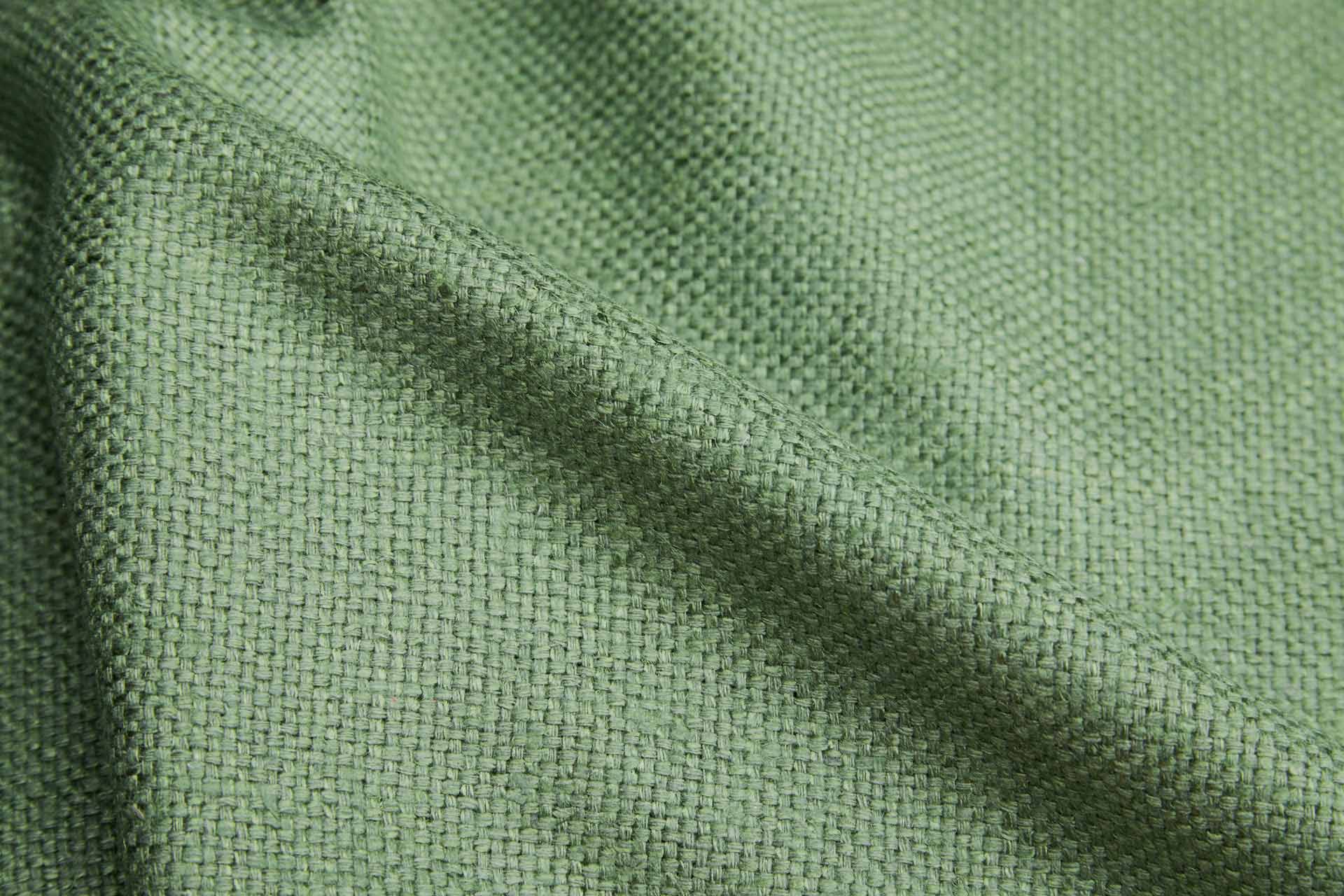 Raw Silk Basket Weave Matka - Fresh Green fabric, image 2 of 6