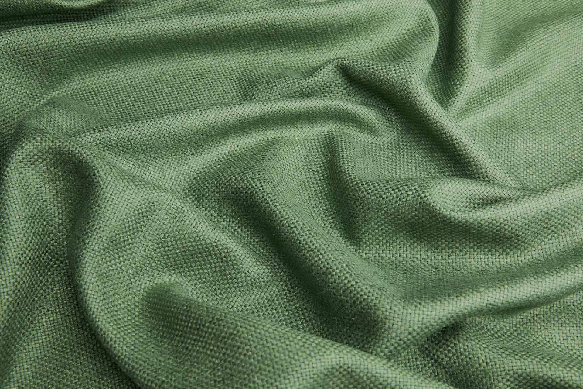 Raw Silk Basket Weave Matka - Fresh Green fabric, image 4 of 6