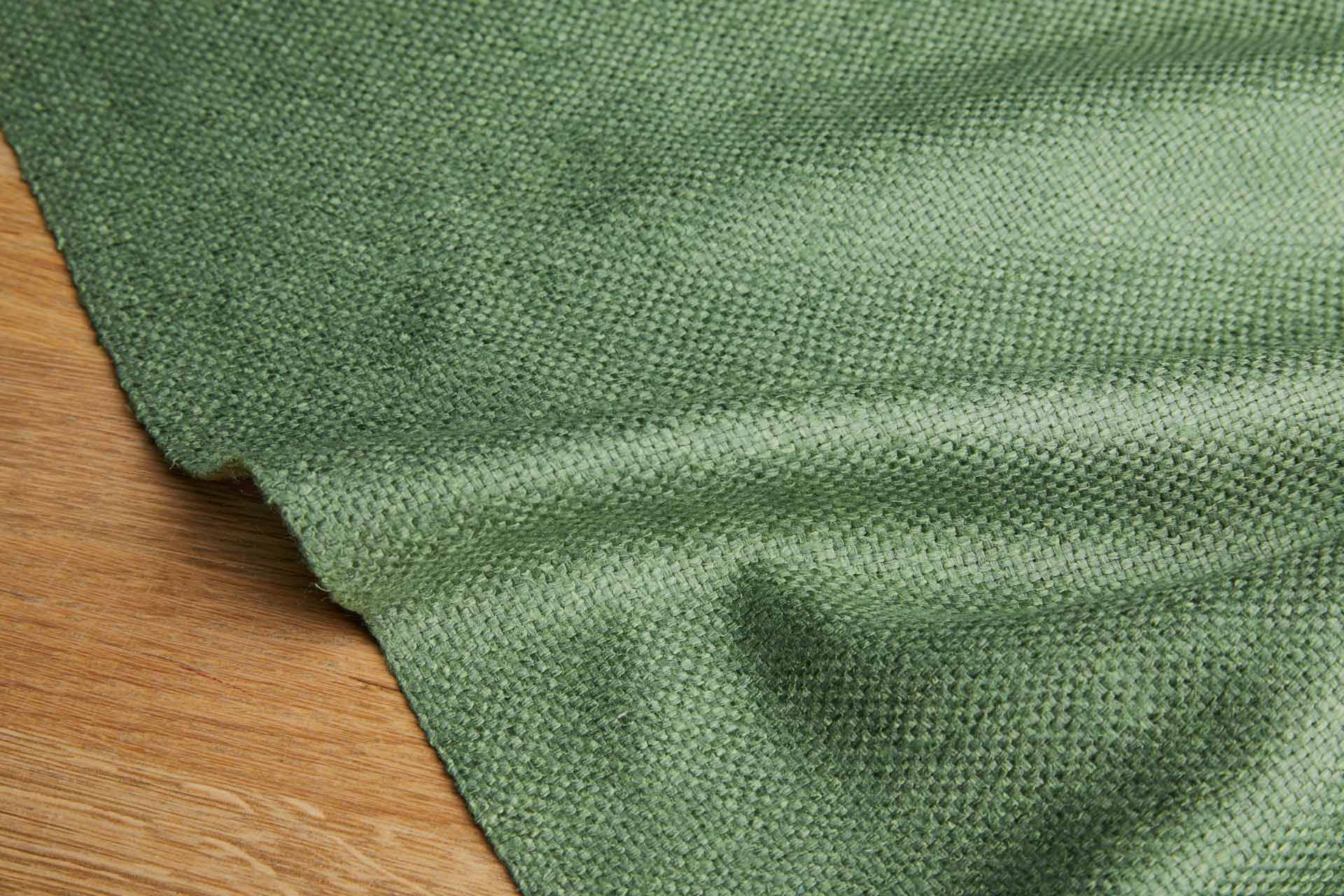 Raw Silk Basket Weave Matka - Fresh Green fabric, image 5 of 6