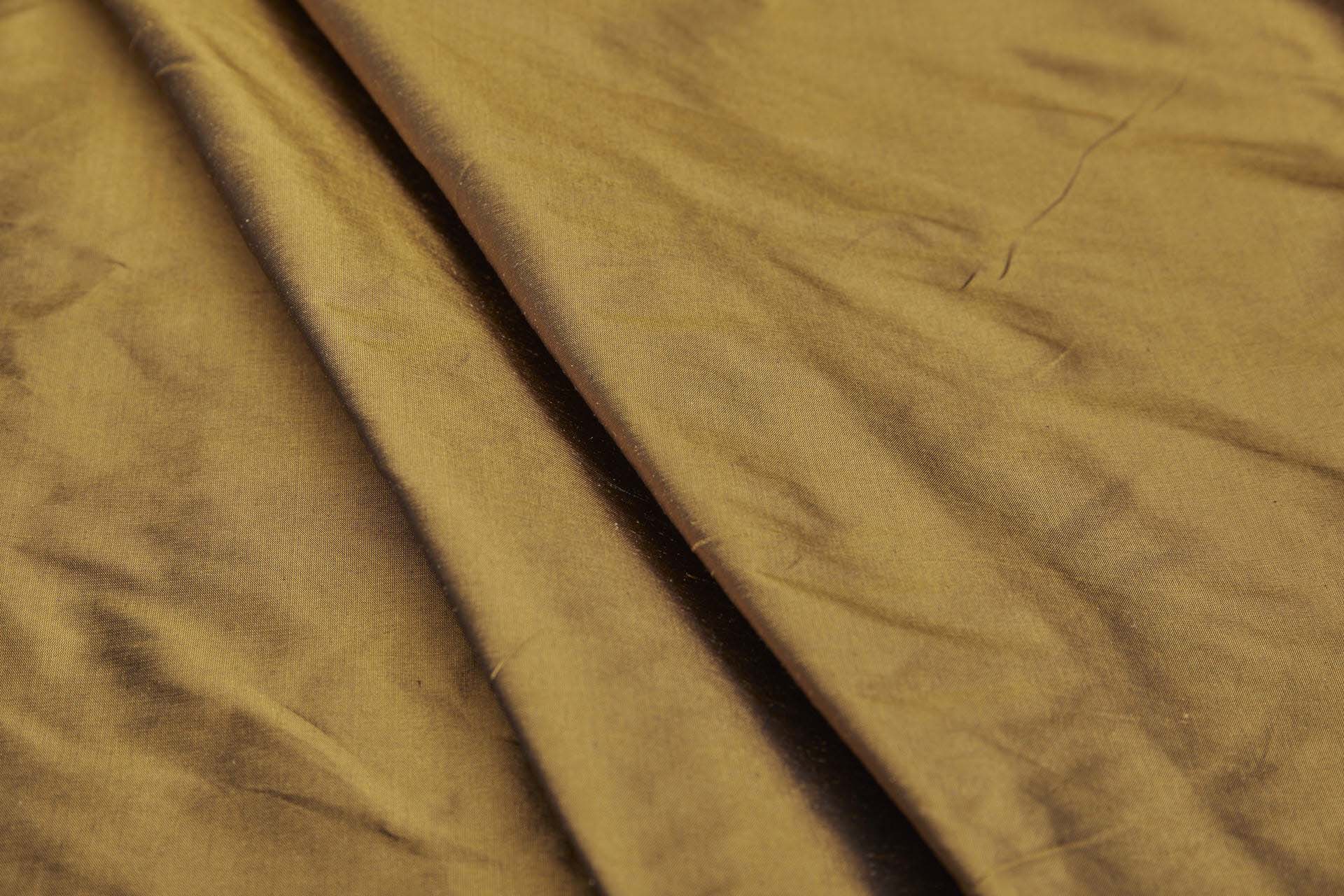Silk Dupion - Luxor Gold fabric, image 5 of 8