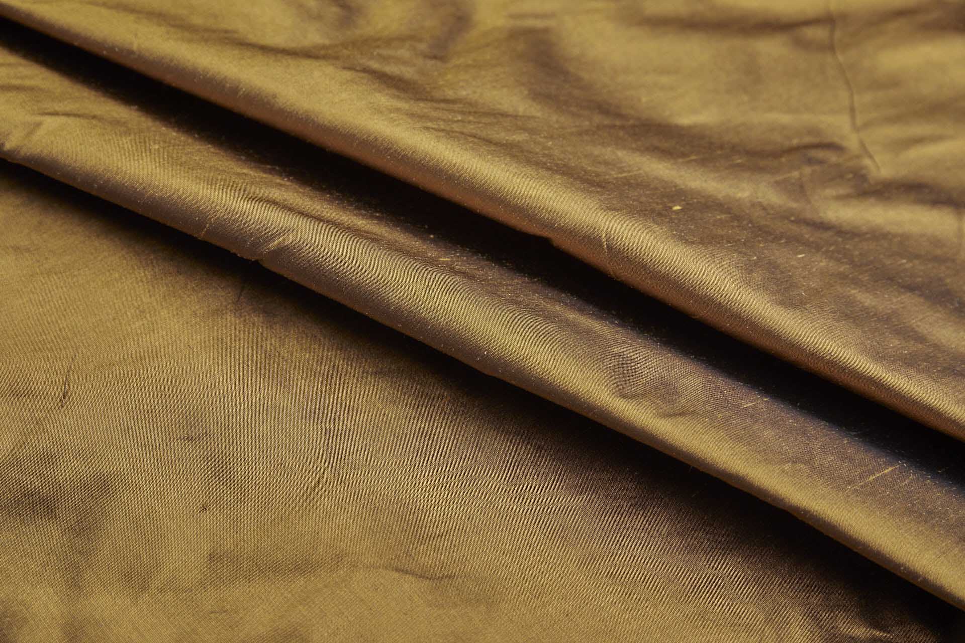 Silk Dupion - Luxor Gold fabric, image 6 of 8