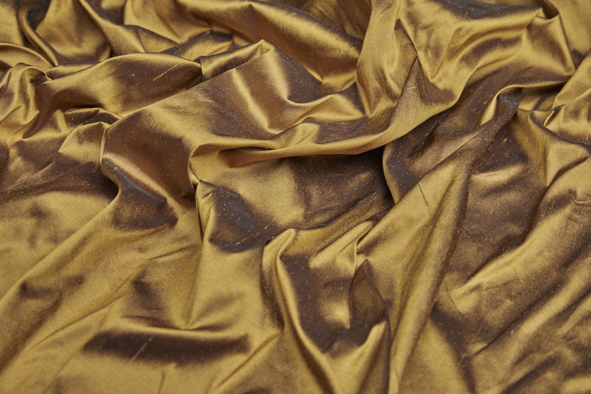 Silk Dupion - Luxor Gold fabric, image 7 of 8