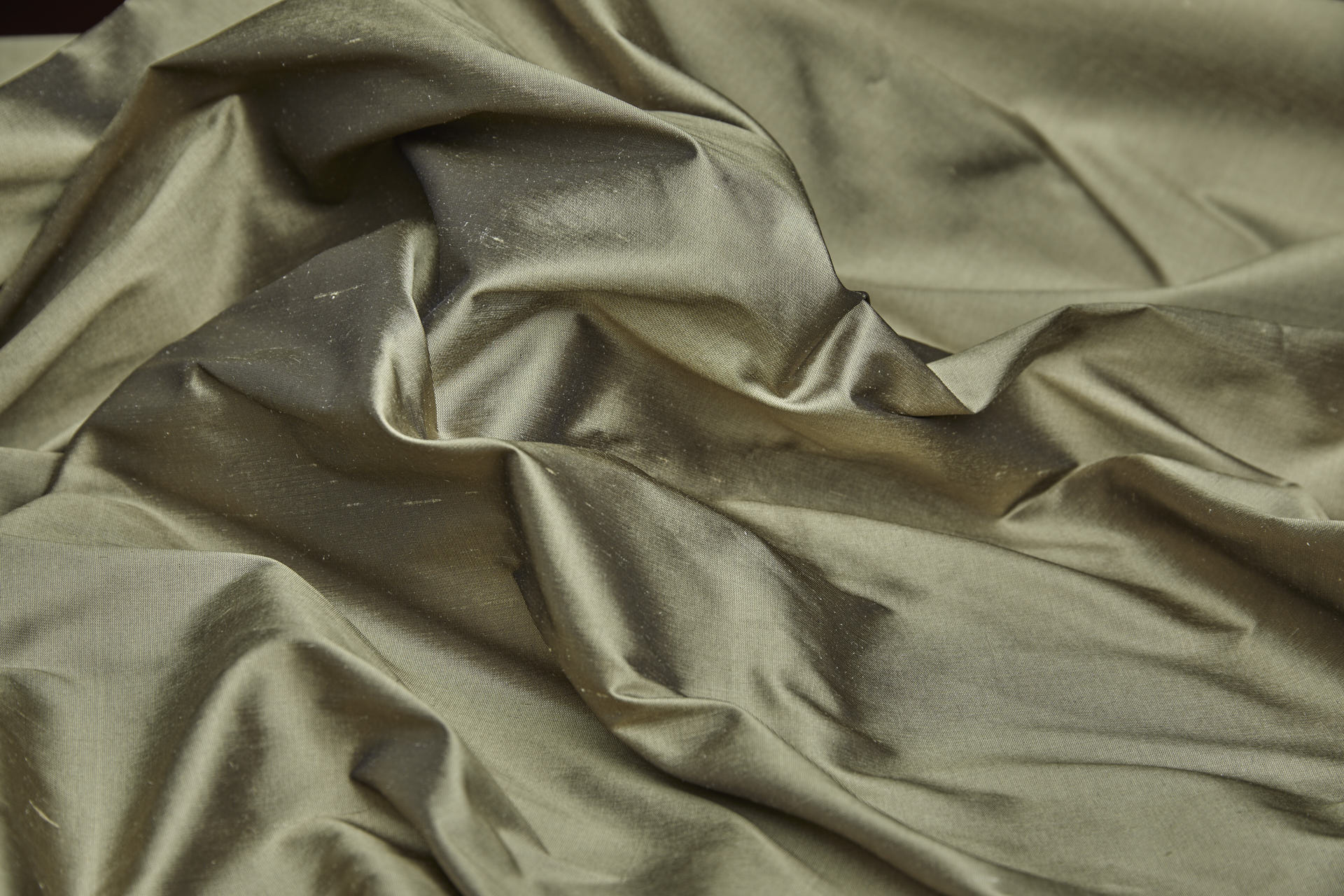 Silk Dupion - Husk fabric, image 7 of 8