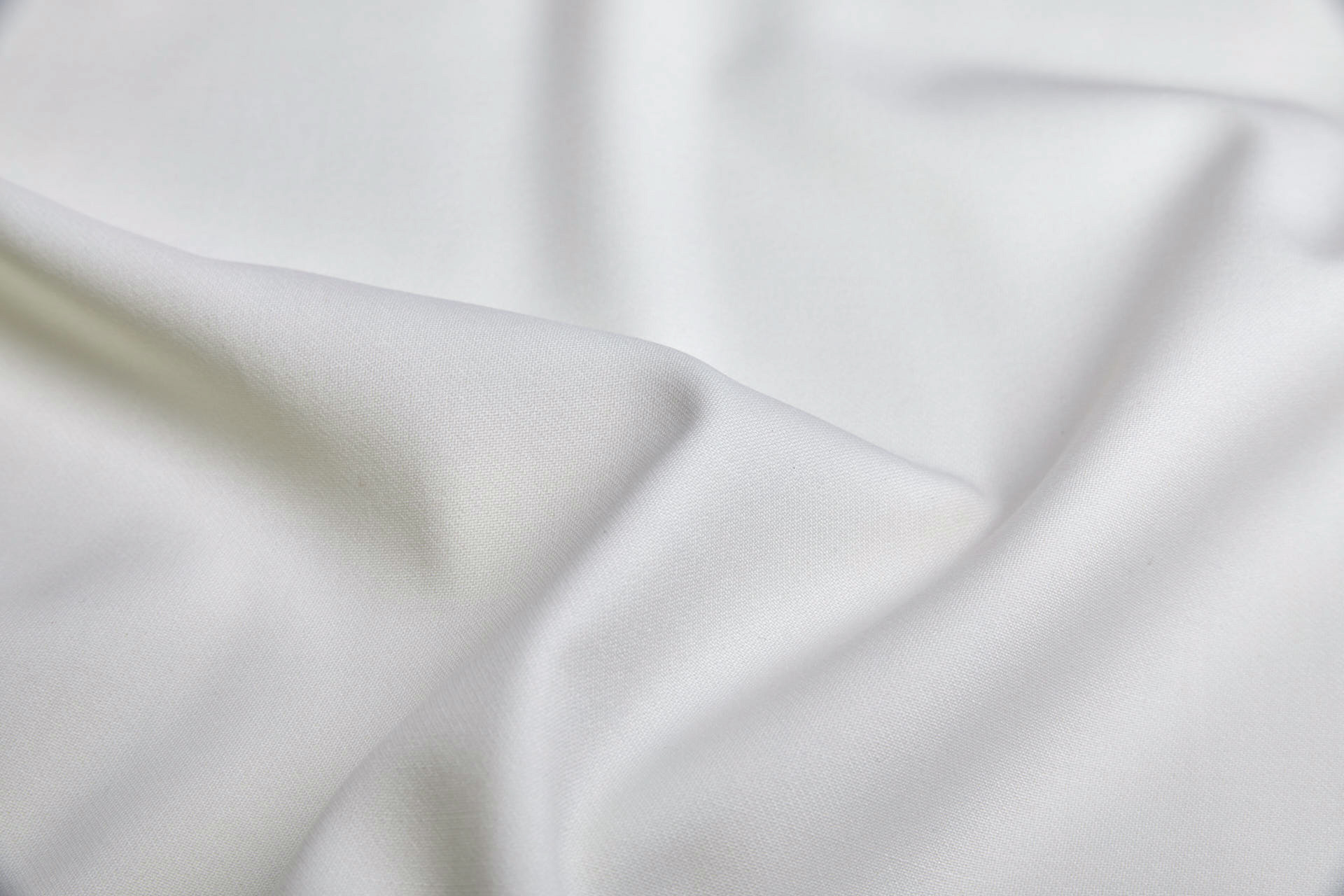 Luxury Italian Wool Suiting - Ivory - Coated fabric, image 3 of 5