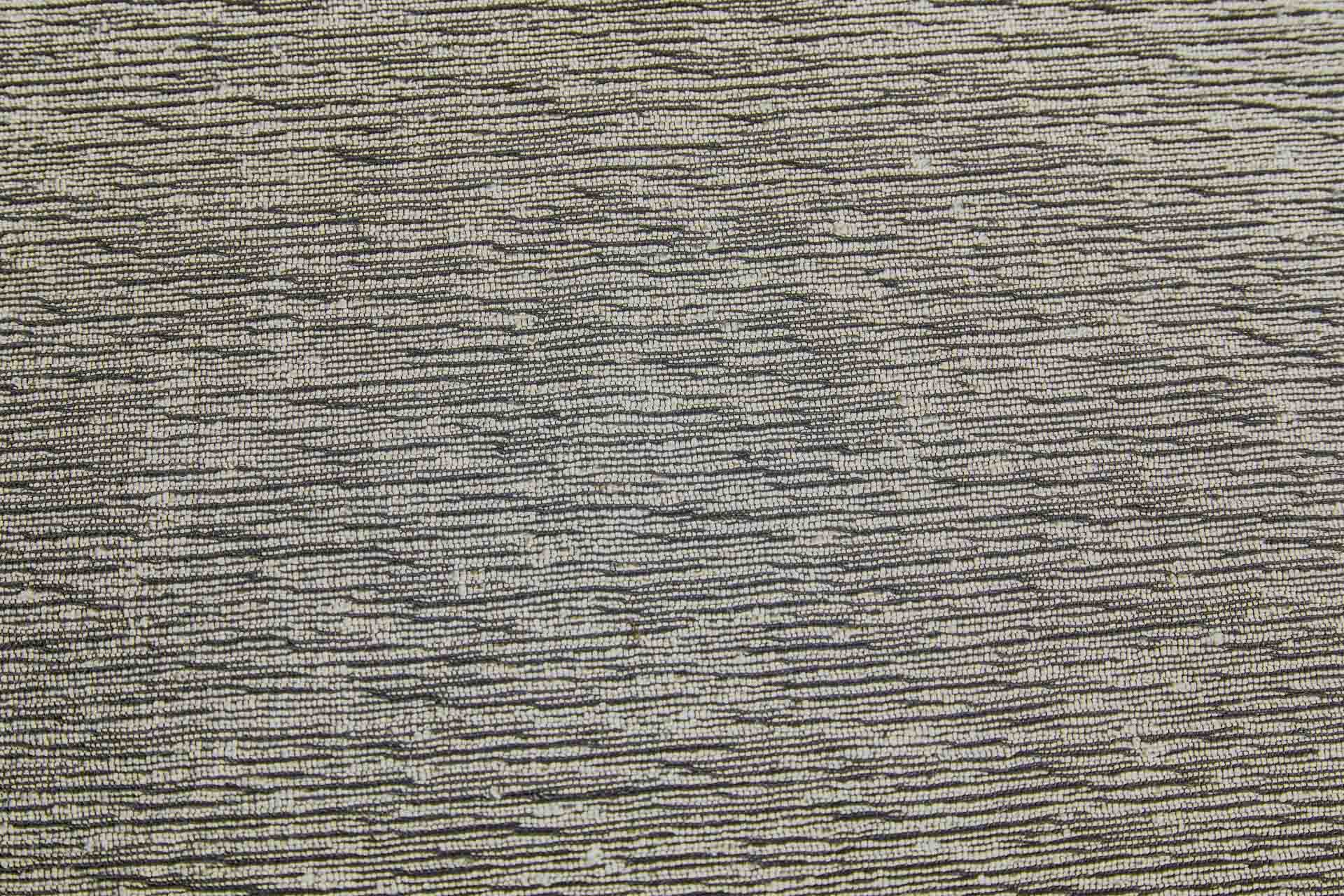 Cotton, Viscose and Silk Marl Weave - Ecru Black fabric, image 2 of 6