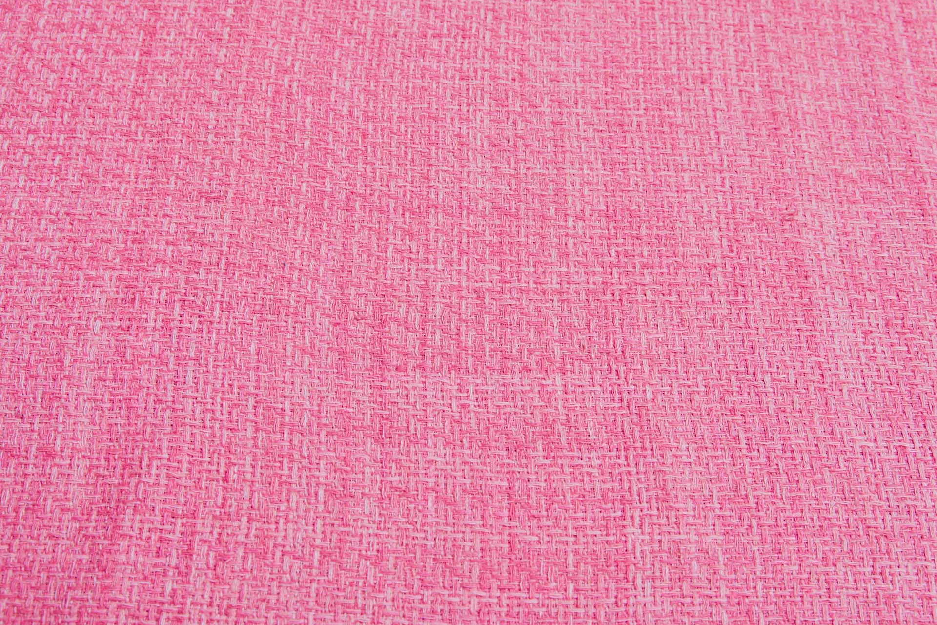 Textured Cotton Tweed Style Weave - Bright Pink & Cream fabric, image 11 of 11