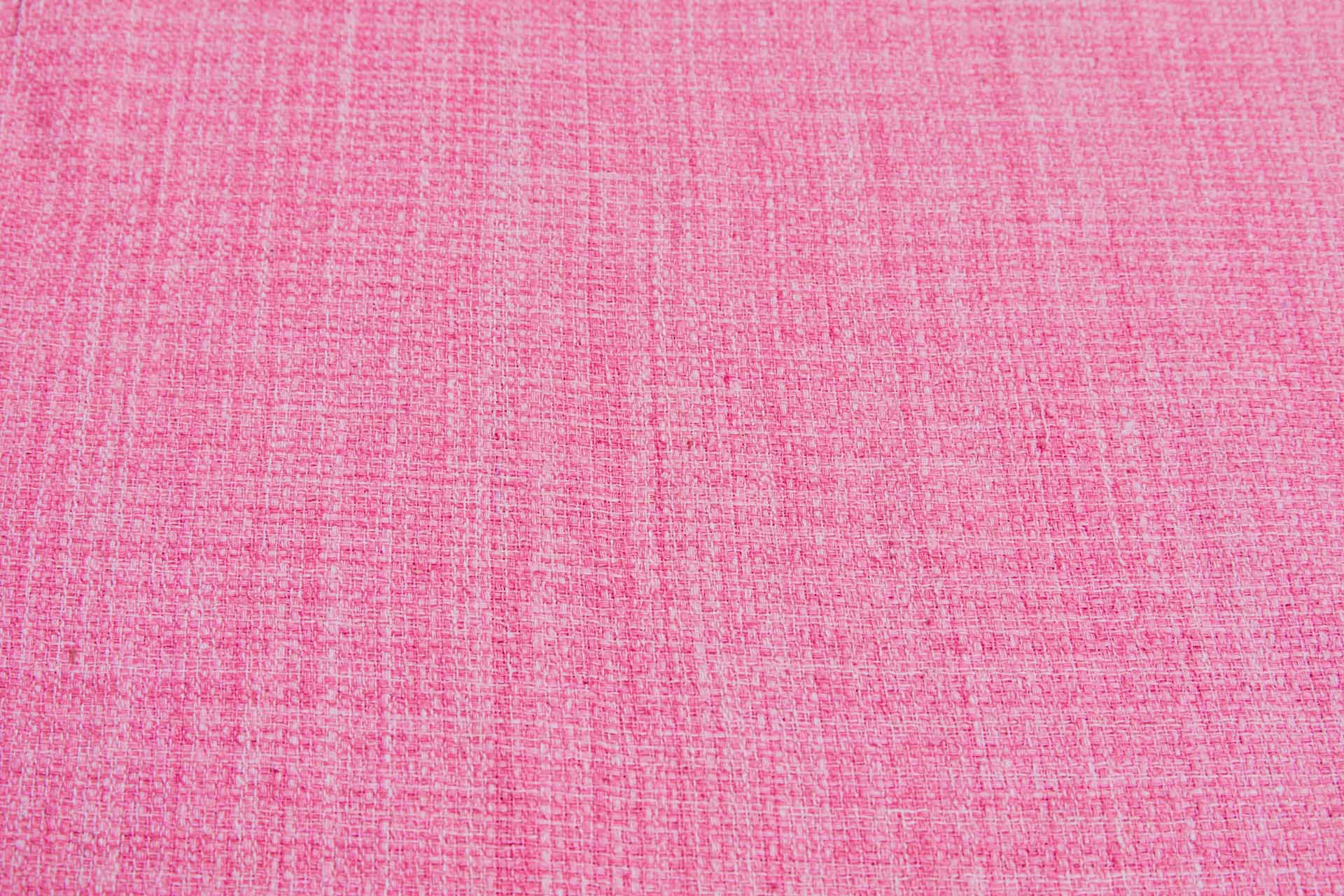 Textured Cotton Tweed Style Weave - Bright Pink & Cream fabric, image 10 of 11