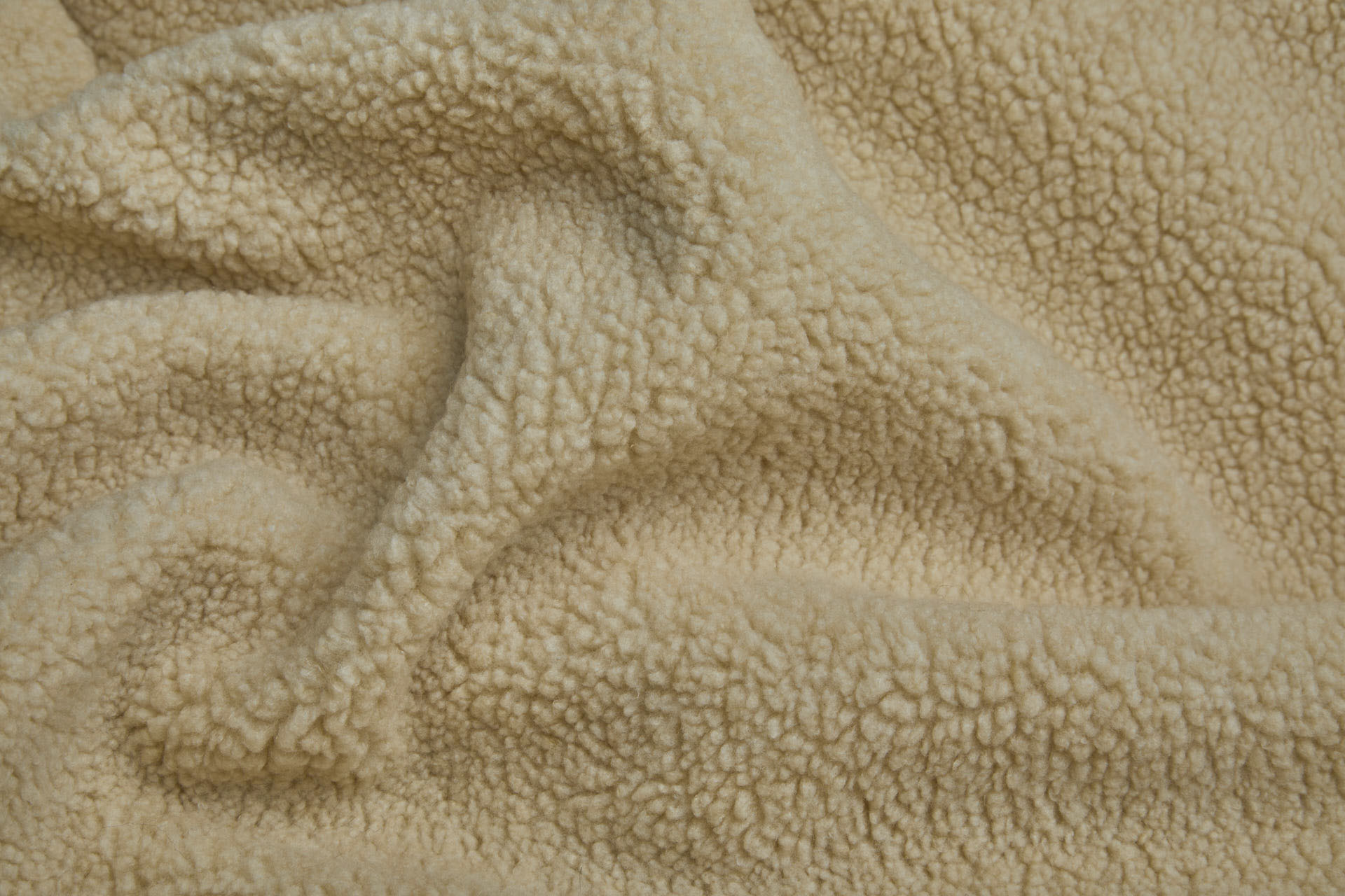 Faux Fur - Cream "Shearling" fabric