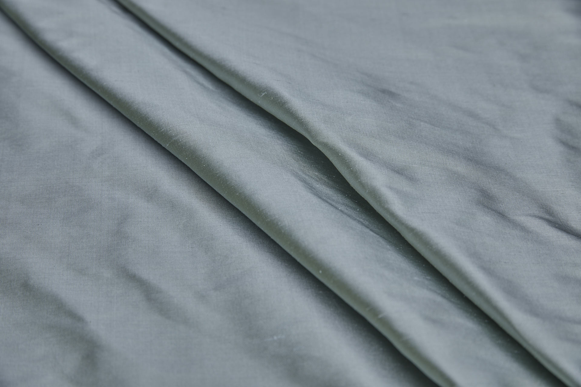 Silk Dupion - Pale Blue shot Spring Green fabric, image 6 of 9