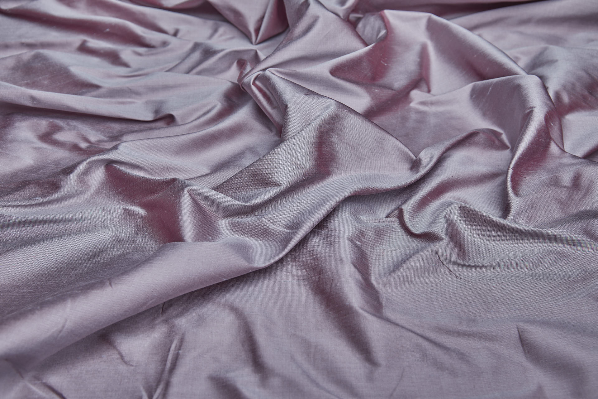 Silk Dupion - Pale Blue shot Dark Red fabric, image 5 of 7