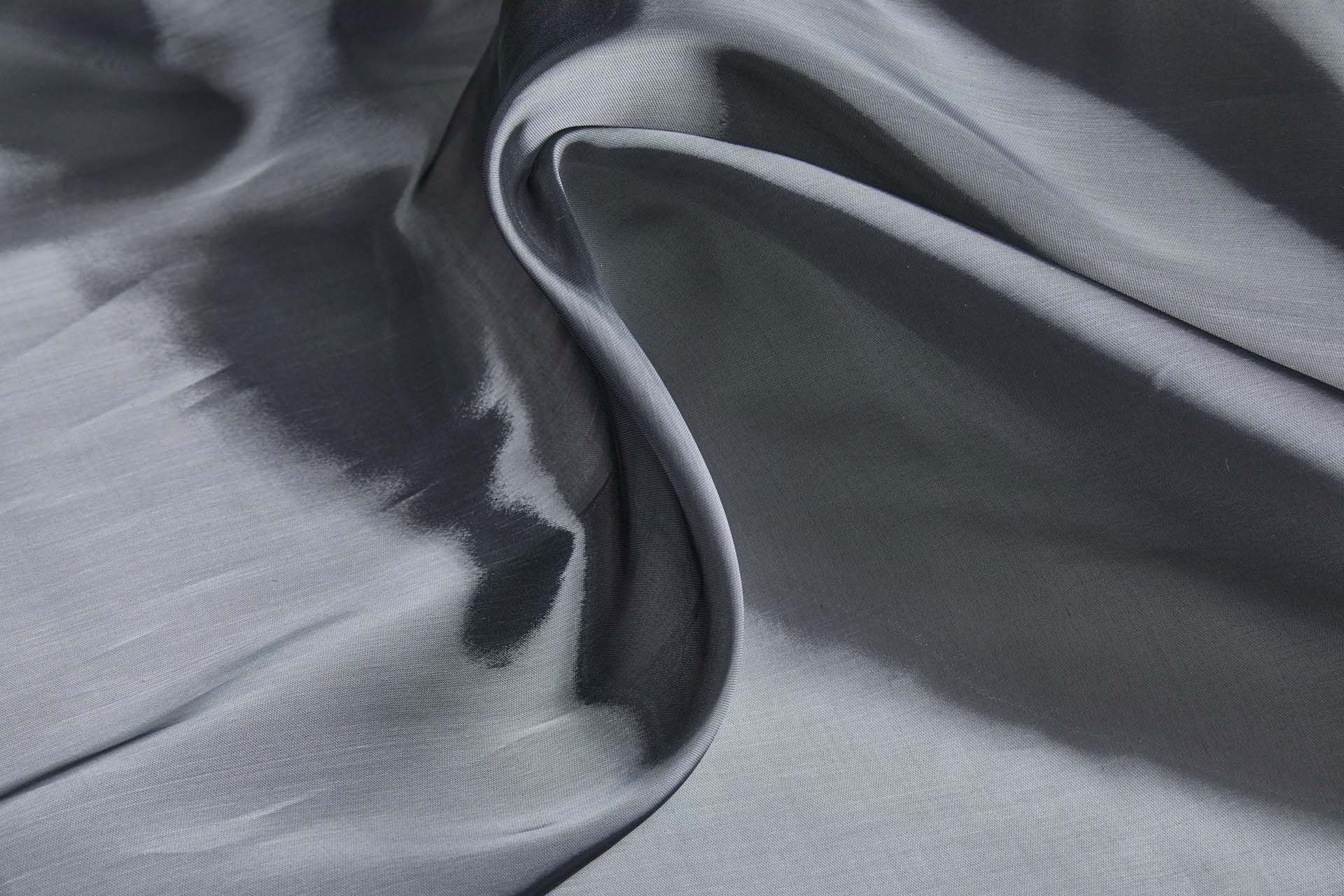 Heavy Weight Liquid Satin Organza - Gunmetal Grey fabric, image 7 of 9