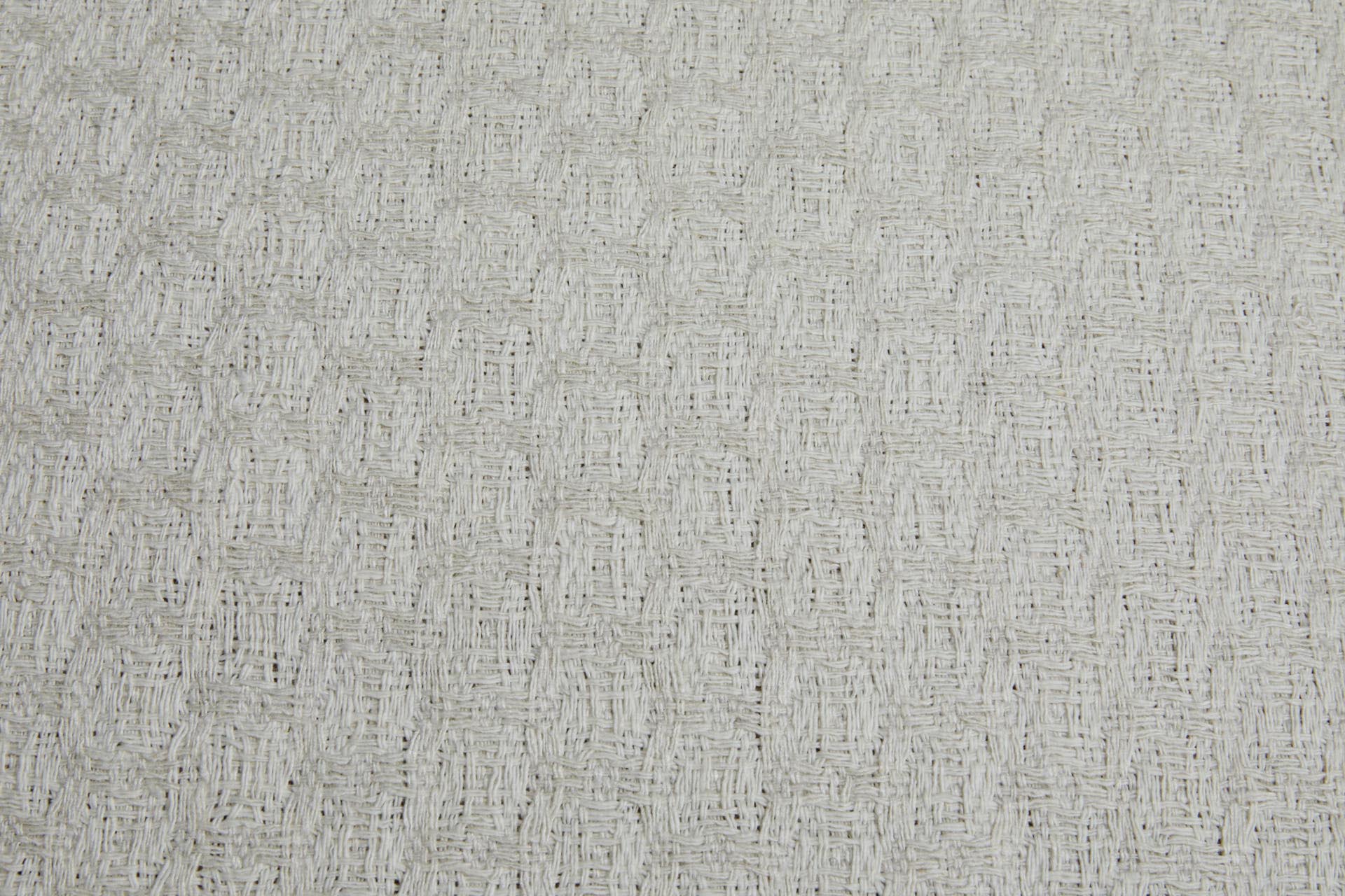 Ecru Reversible Hand Woven Silk Cotton Jacquard fabric, image 9 of 9