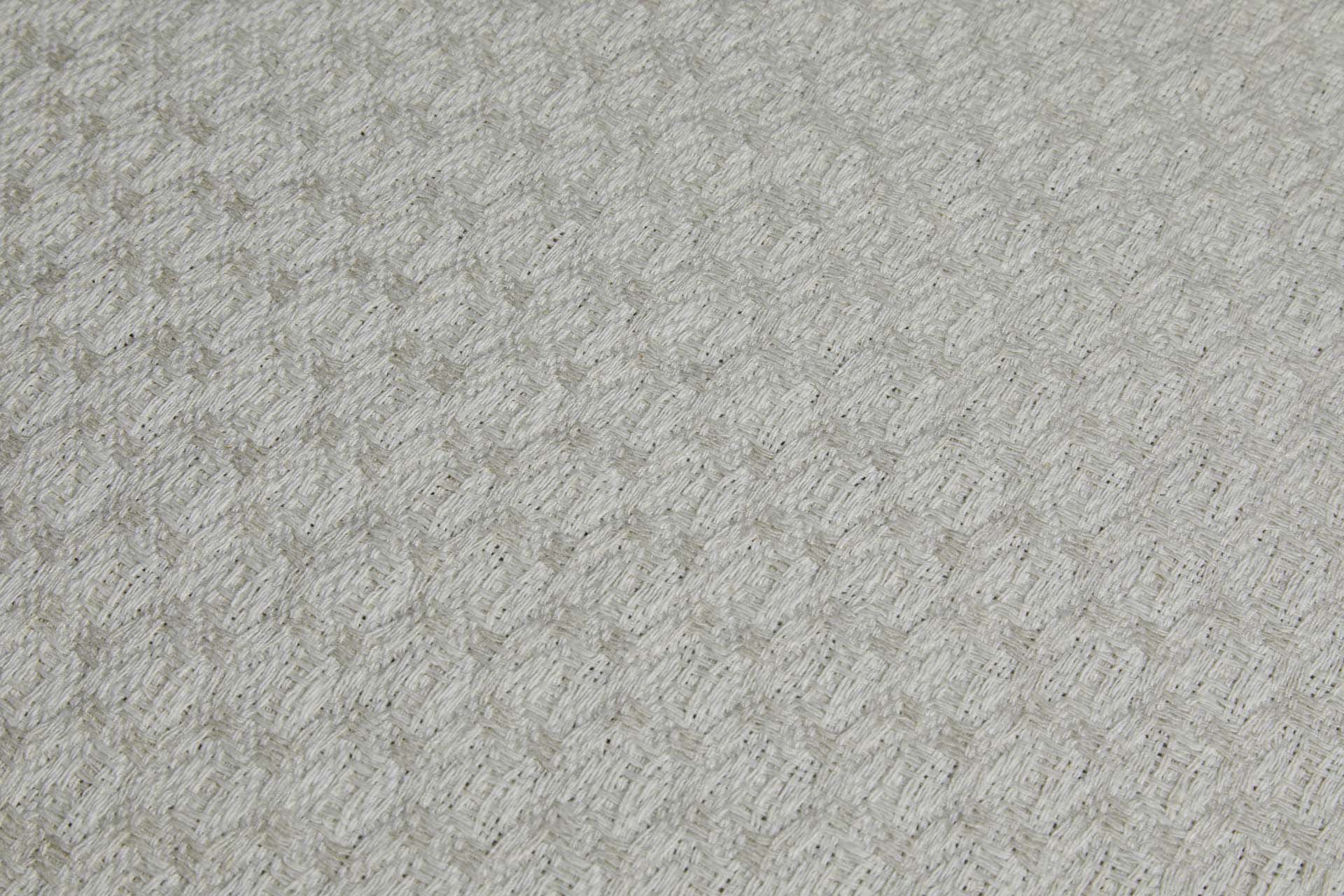 Ecru Reversible Hand Woven Silk Cotton Jacquard fabric, image 4 of 9