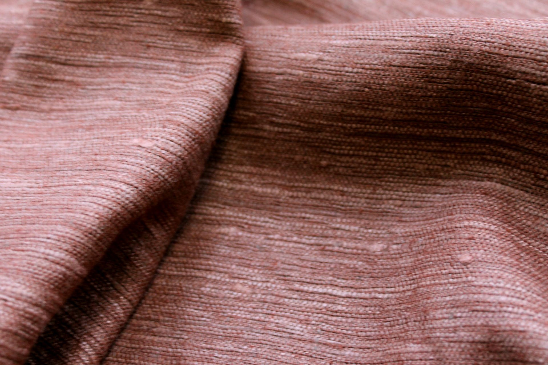 Chunky Silk Matka - Nutmeg fabric, image 4 of 5
