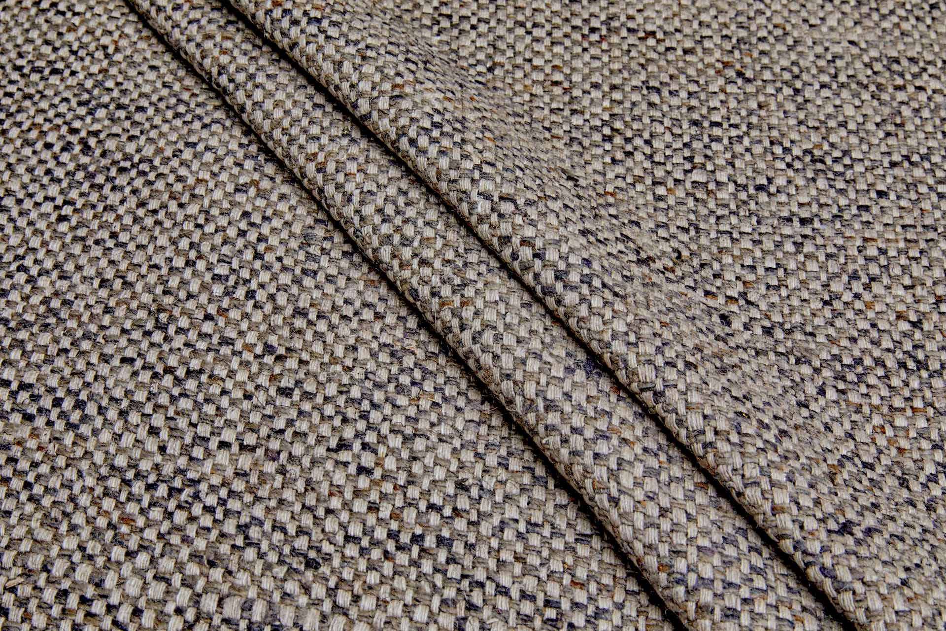 Chunky Raw Silk Plain Basket Weave - Browns fabric