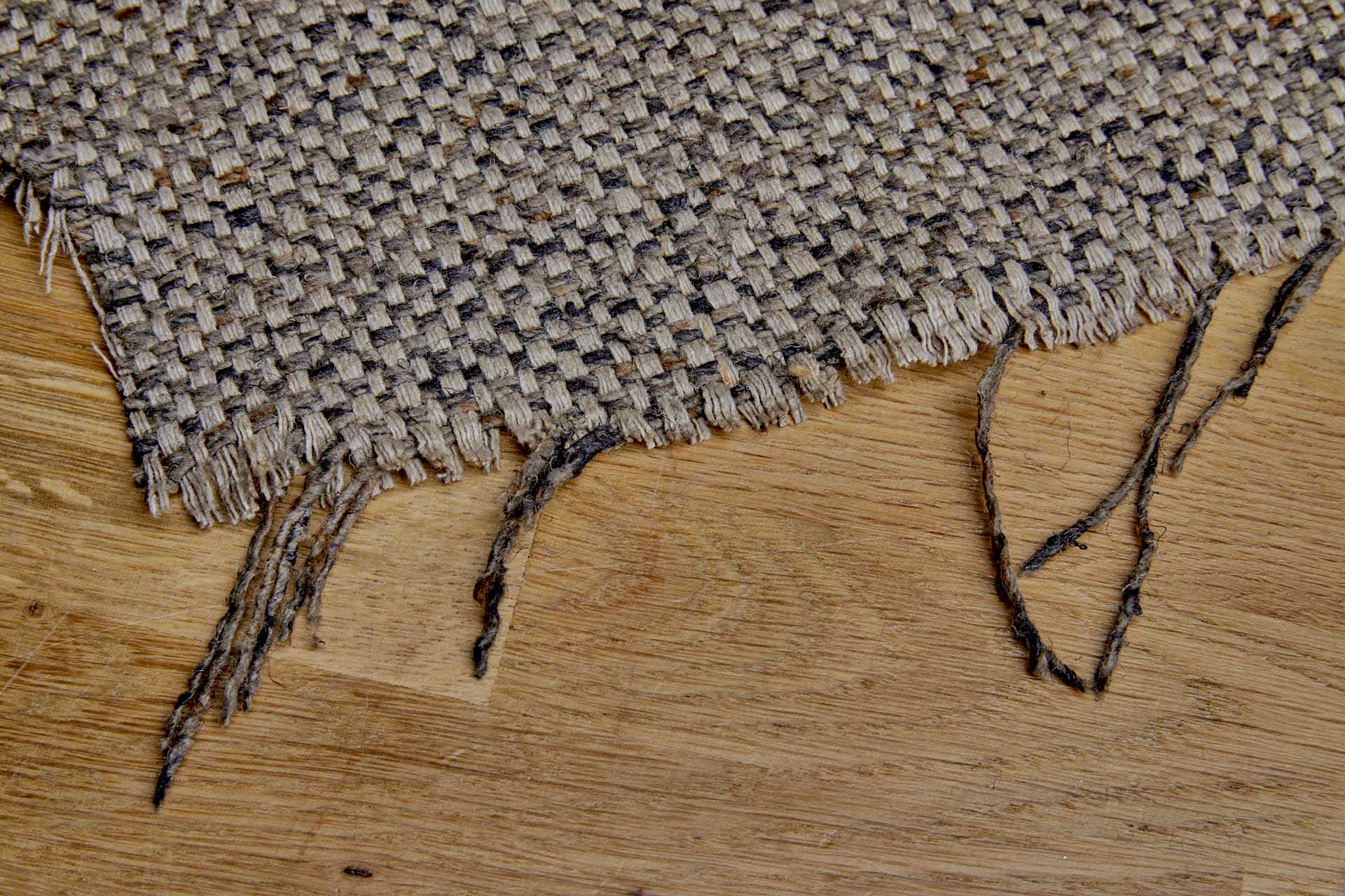 Chunky Raw Silk Plain Basket Weave - Browns fabric, image 6 of 8