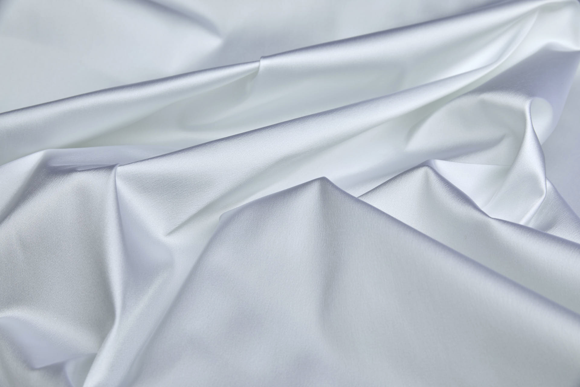 RELISTED - Stretch Duchesse Satin - White fabric, image 3 of 5