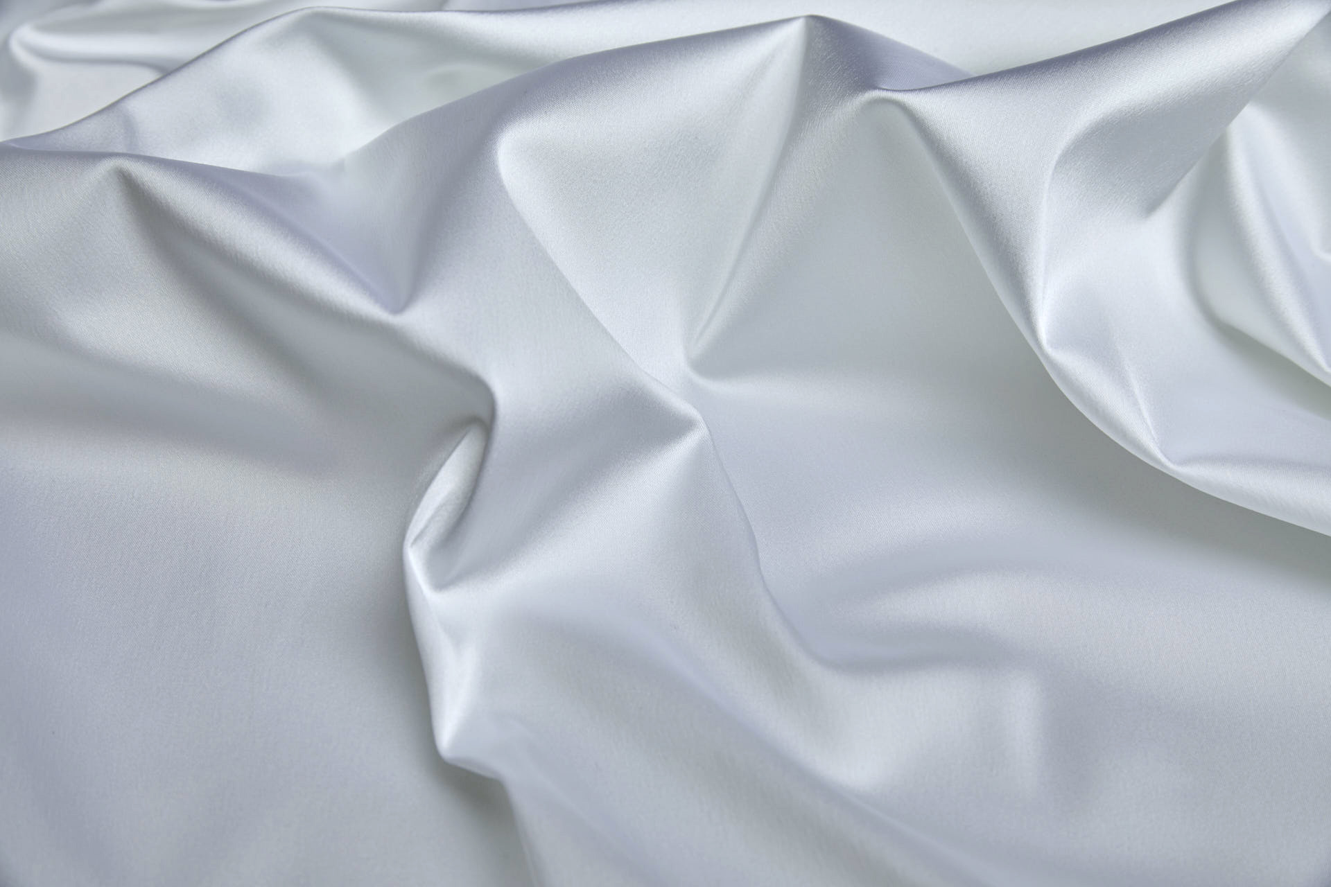 RELISTED - Stretch Duchesse Satin - White fabric, image 4 of 5