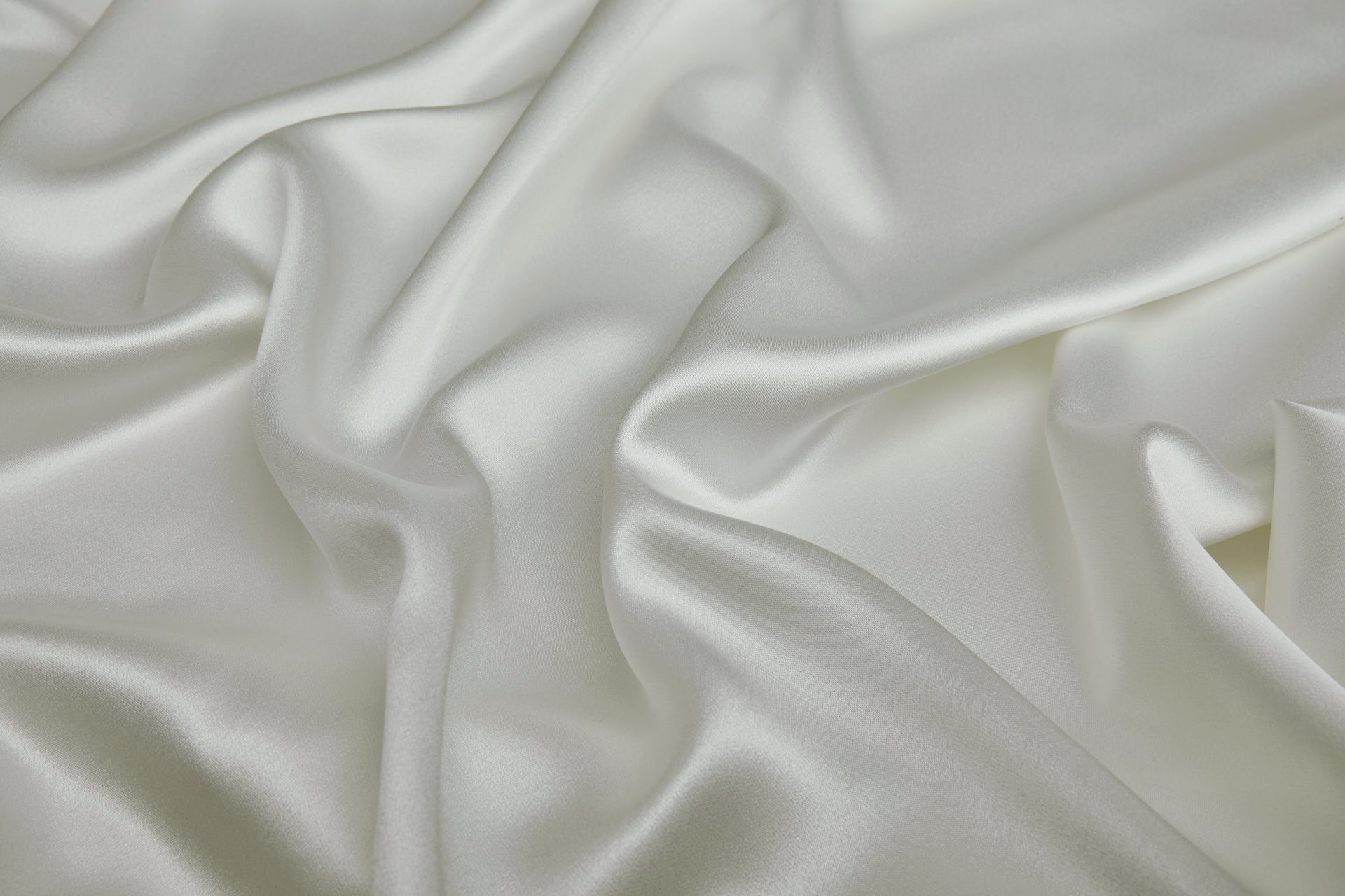 Double Silk Satin - Ivory fabric