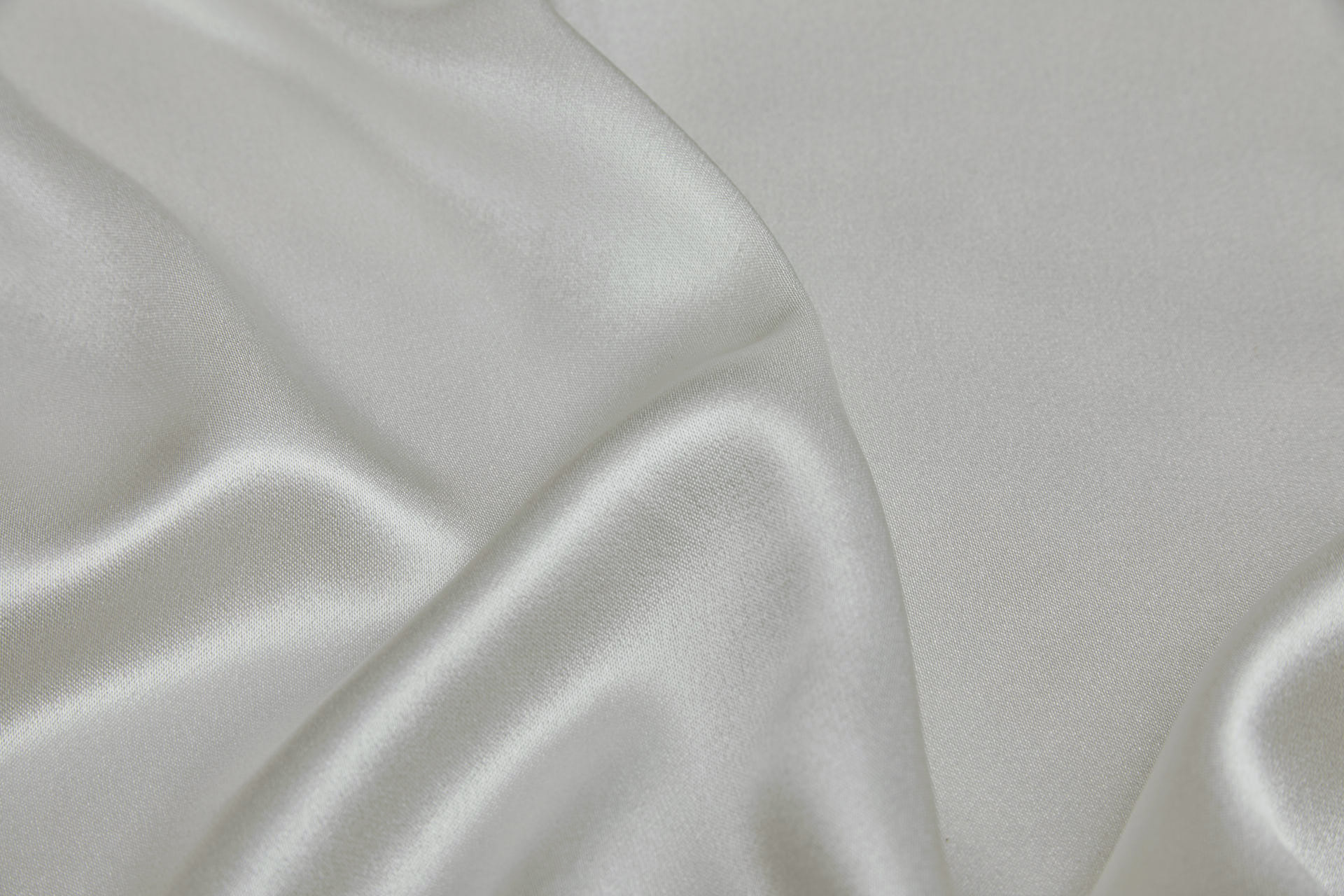 Double Silk Satin - Ivory fabric, image 4 of 5