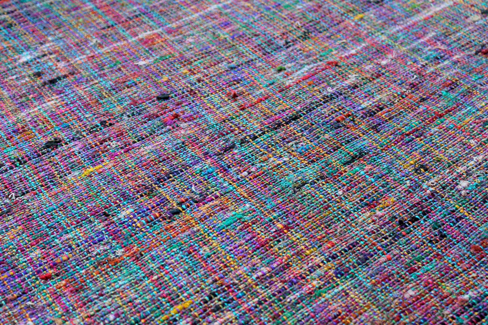 Chunky Silk Matka - Multi Coloured fabric, image 2 of 8