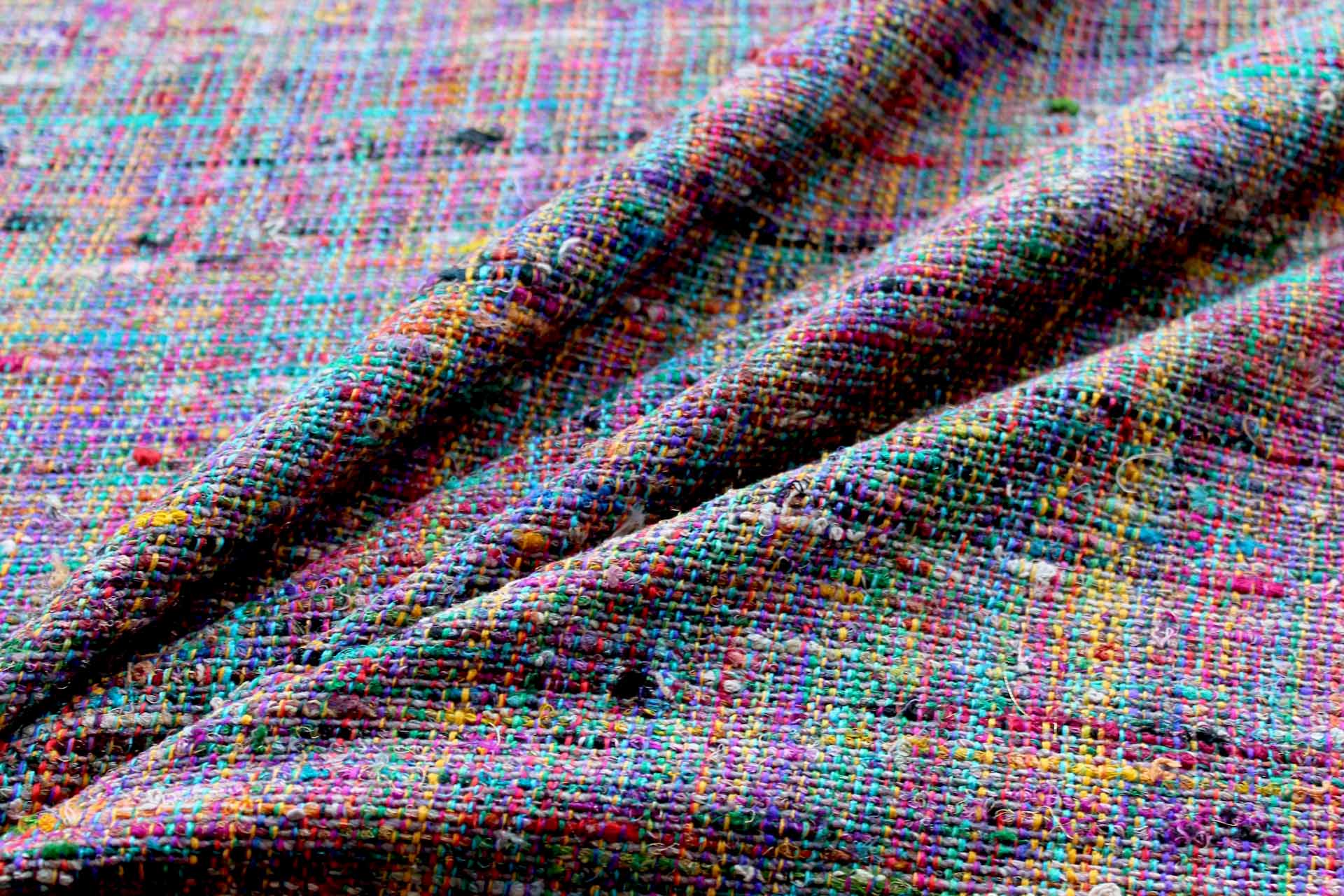 Chunky Silk Matka - Multi Coloured fabric, image 3 of 8