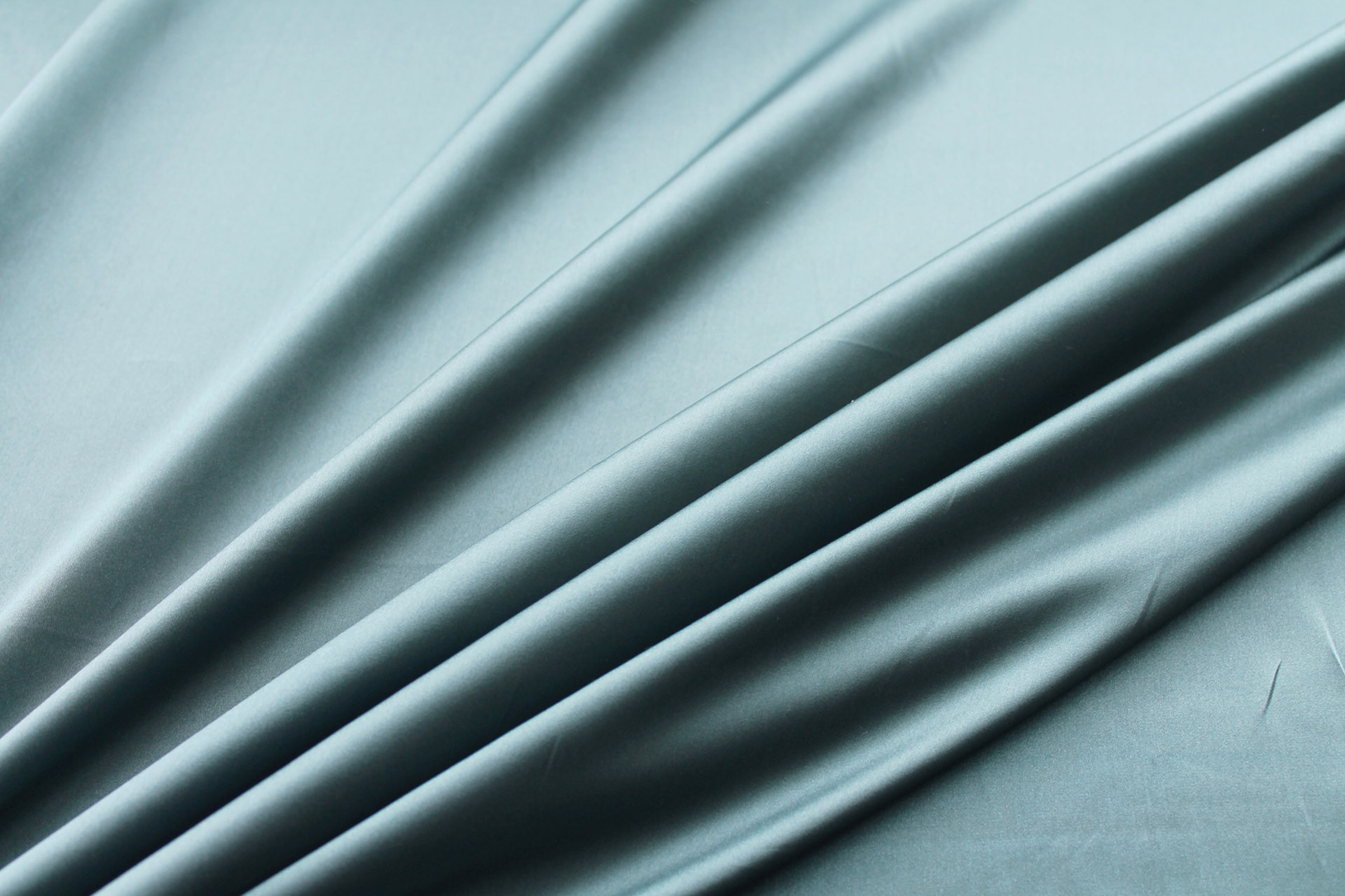 Viridian Green Silk Satin - 135cm wide fabric, image 4 of 5