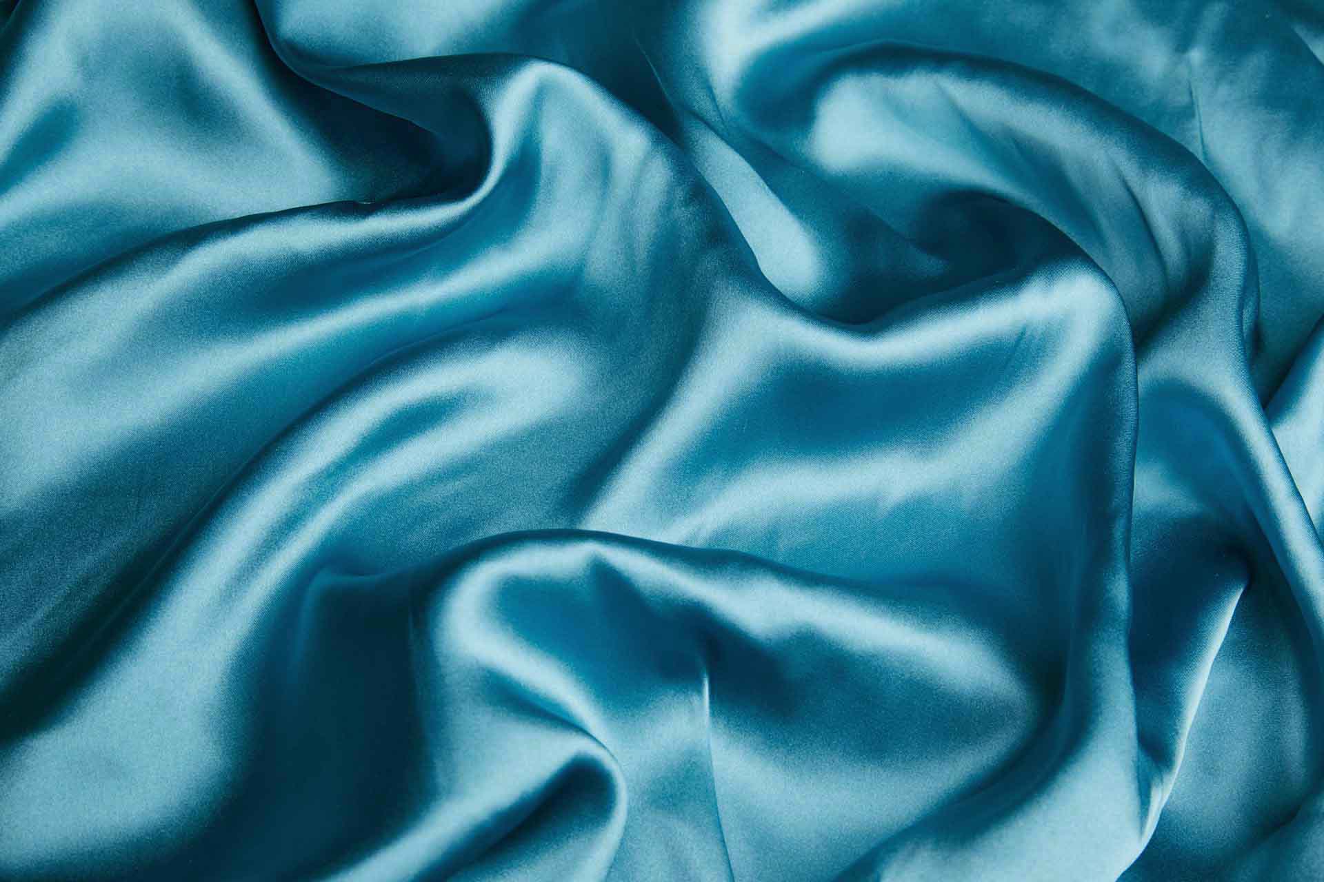 Neptune Blue Silk Satin - 140cm fabric, image 4 of 4