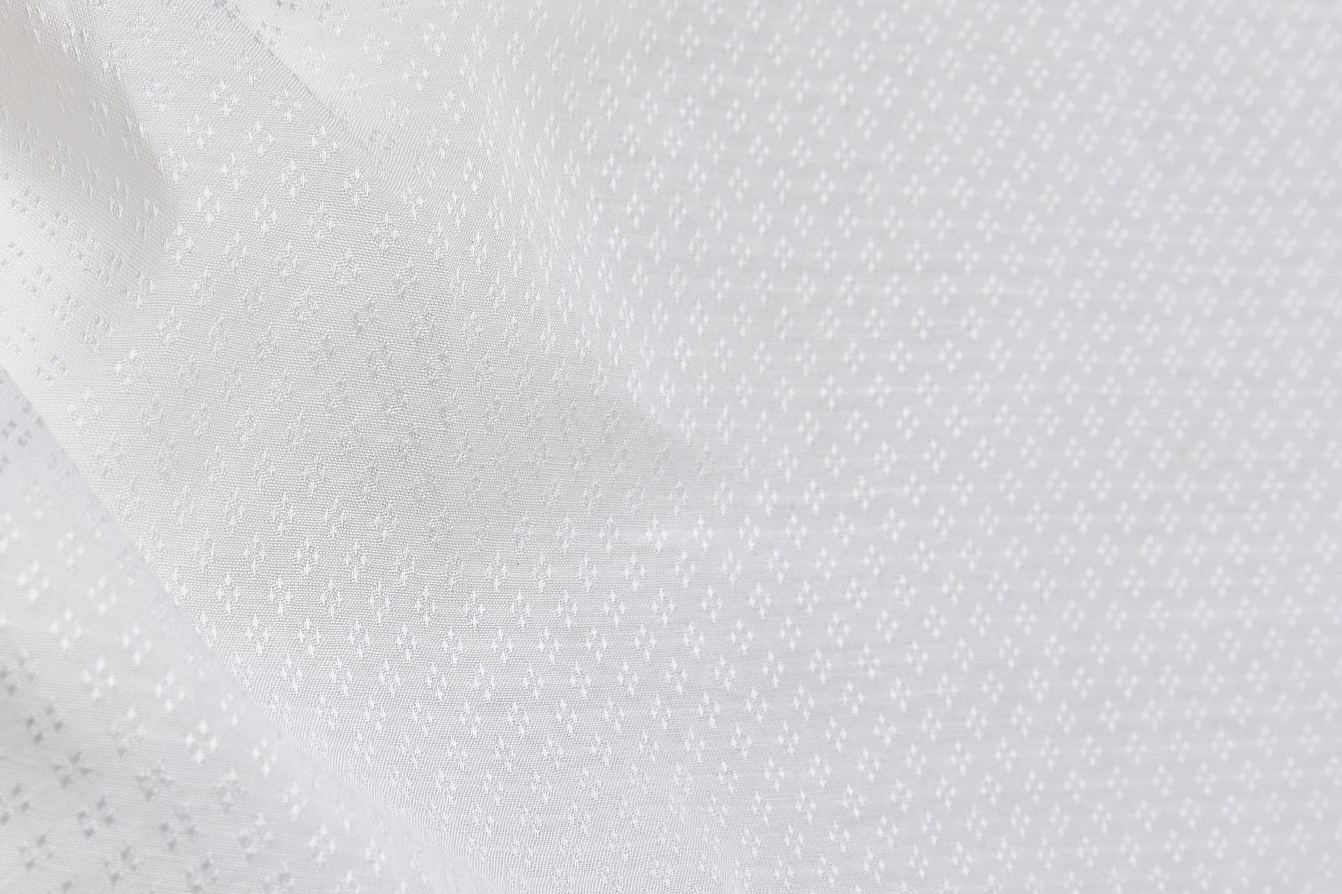Aloe Vera Fibre Tiny Diamond Weave in Ivory fabric, image 3 of 6