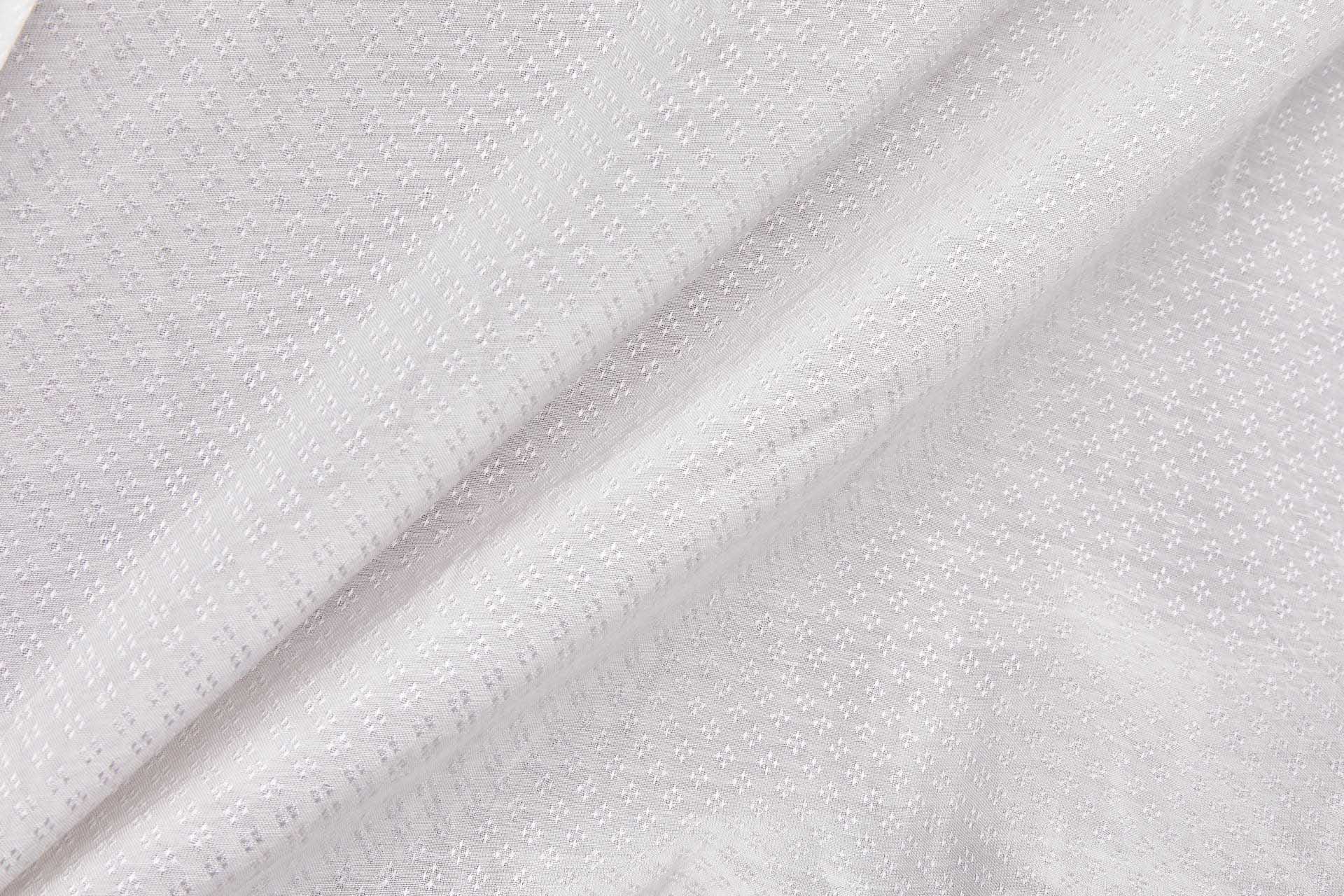 Aloe Vera Fibre Tiny Diamond Weave in Ivory fabric, image 4 of 6