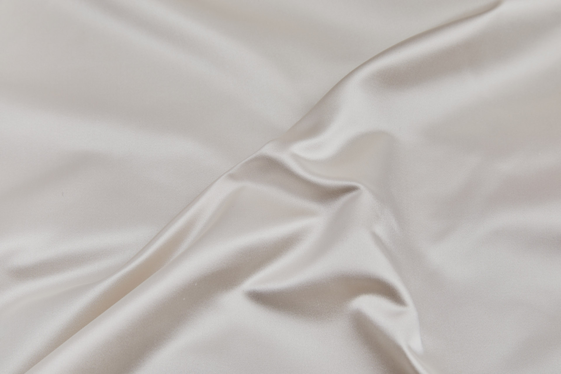 Silk Duchess Satin - Oyster fabric, image 2 of 9