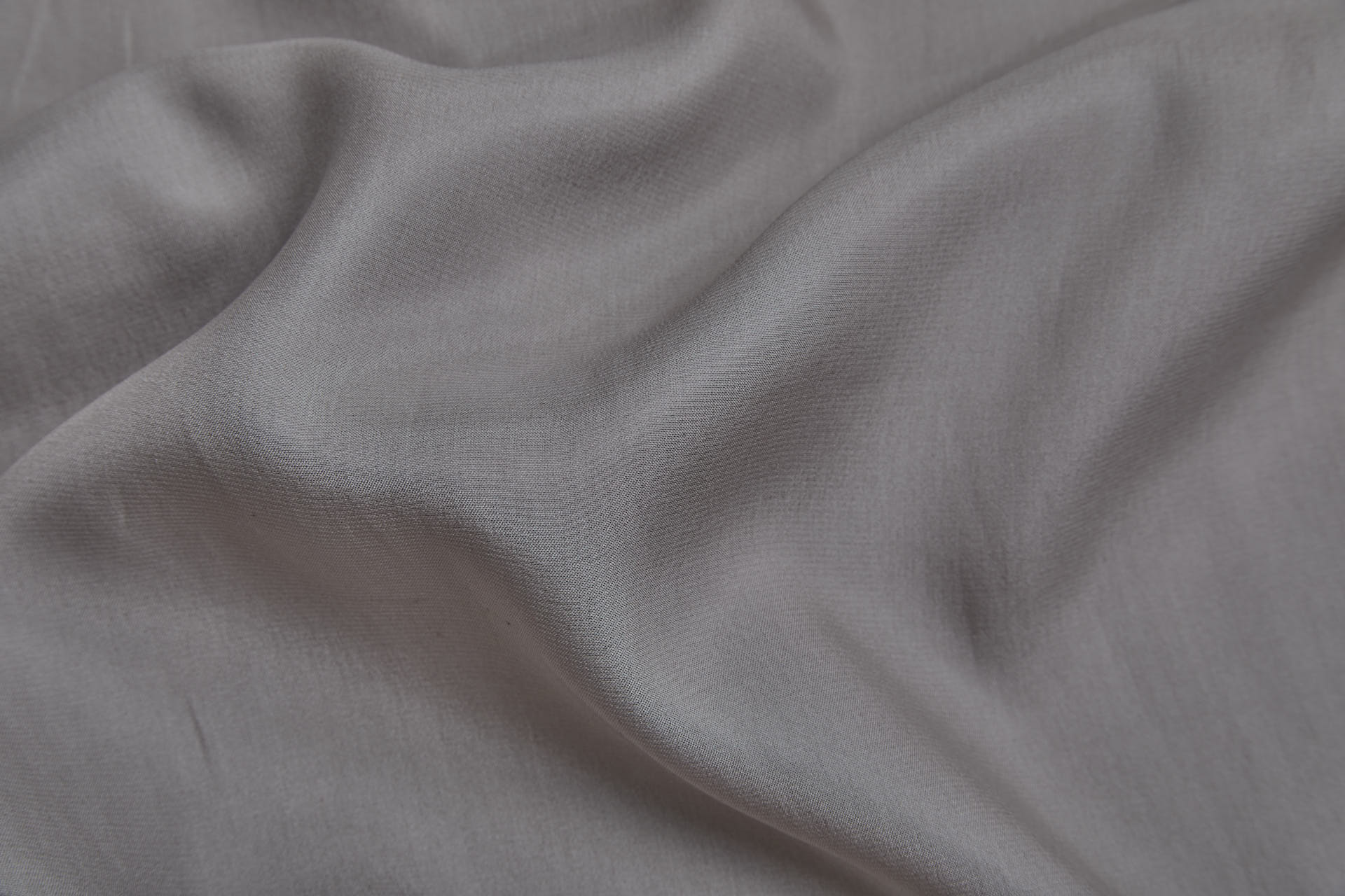 Lighter Weight Putty Grey Silk Satin - 140cm wide fabric, image 5 of 7