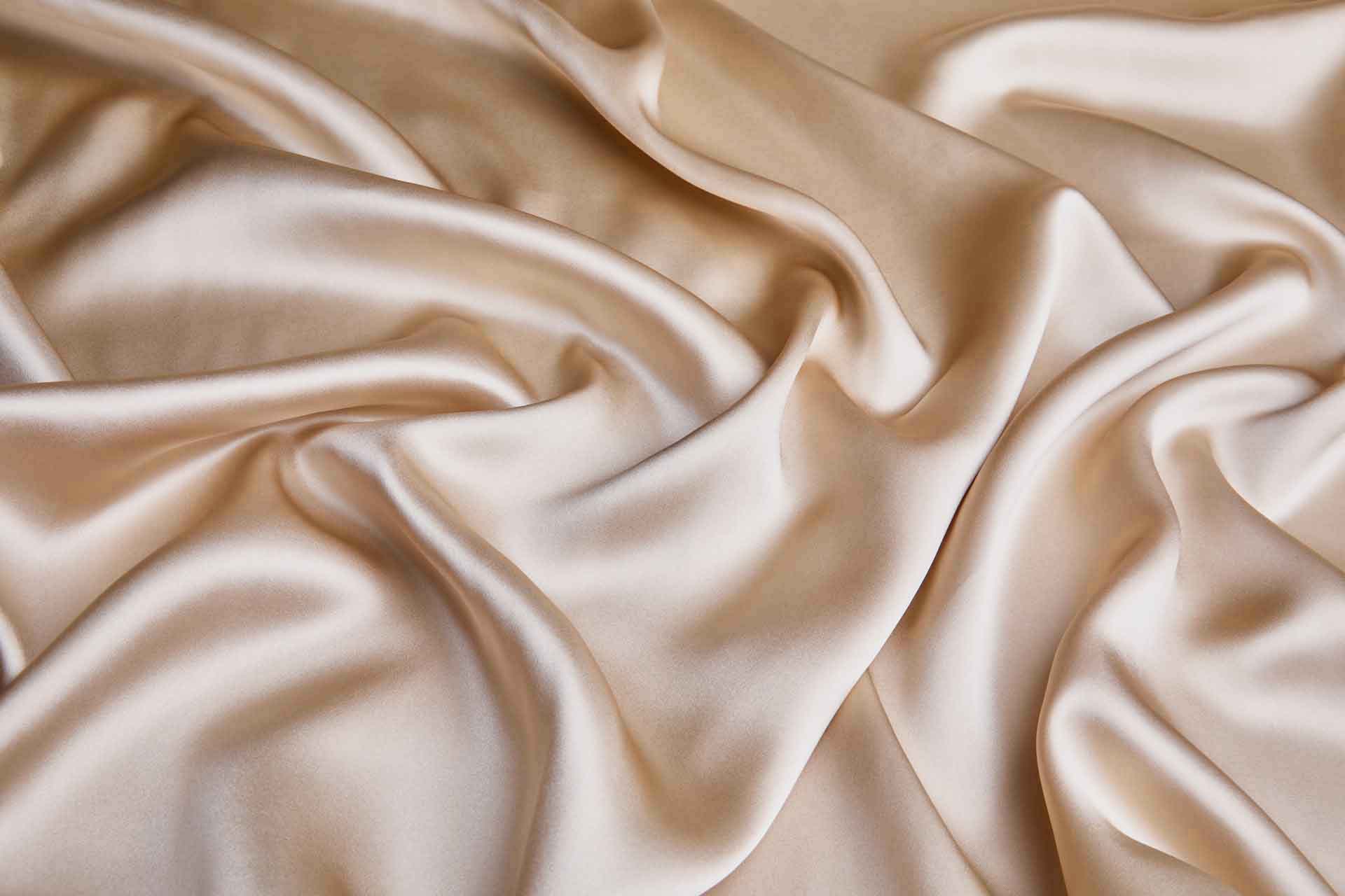 Pale Oat Silk Satin - 140cm fabric, image 2 of 5