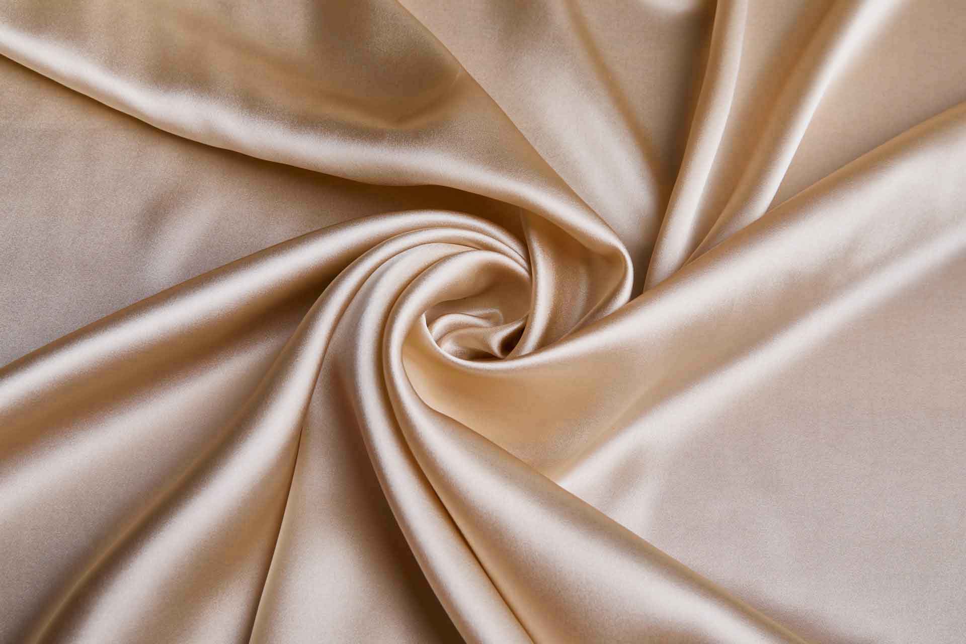 Pale Oat Silk Satin - 140cm fabric