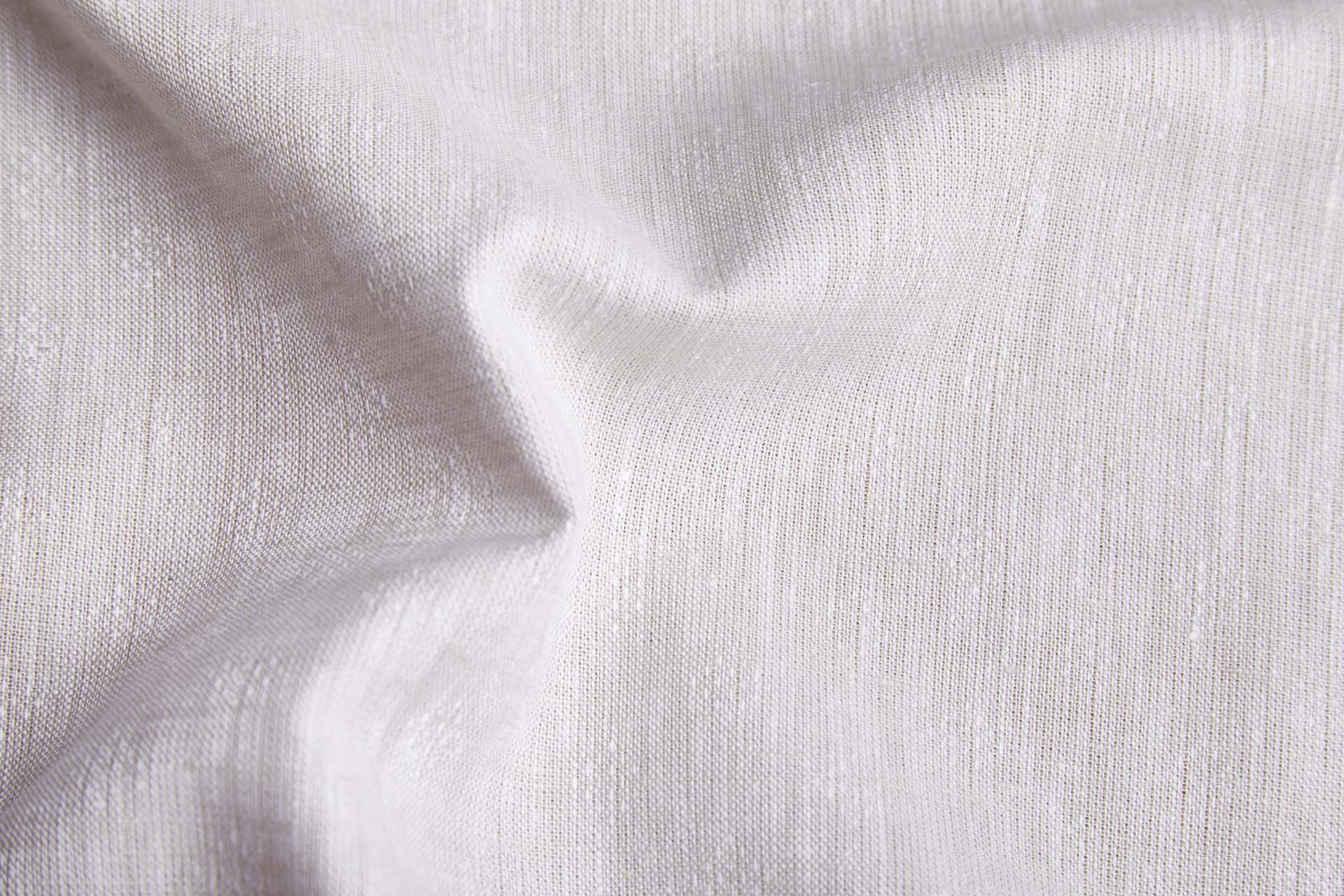 Delicate Linen Dobby Jaquard - Off White and Natural fabric