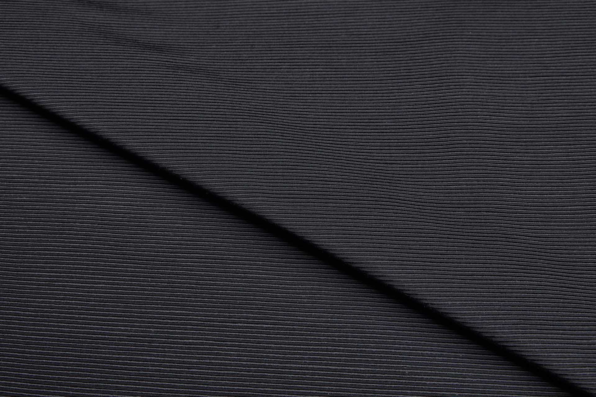 Silk Ottoman - Black fabric