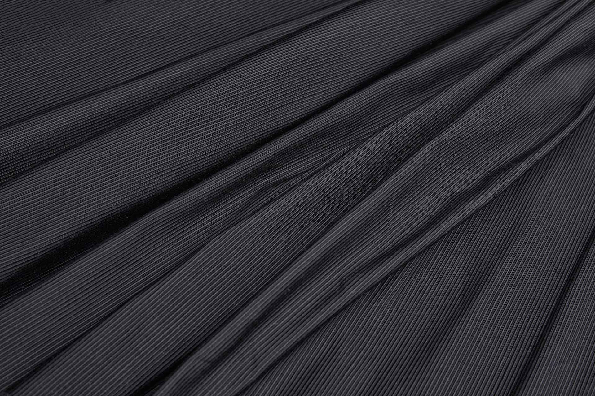 Silk Ottoman - Black fabric, image 4 of 7