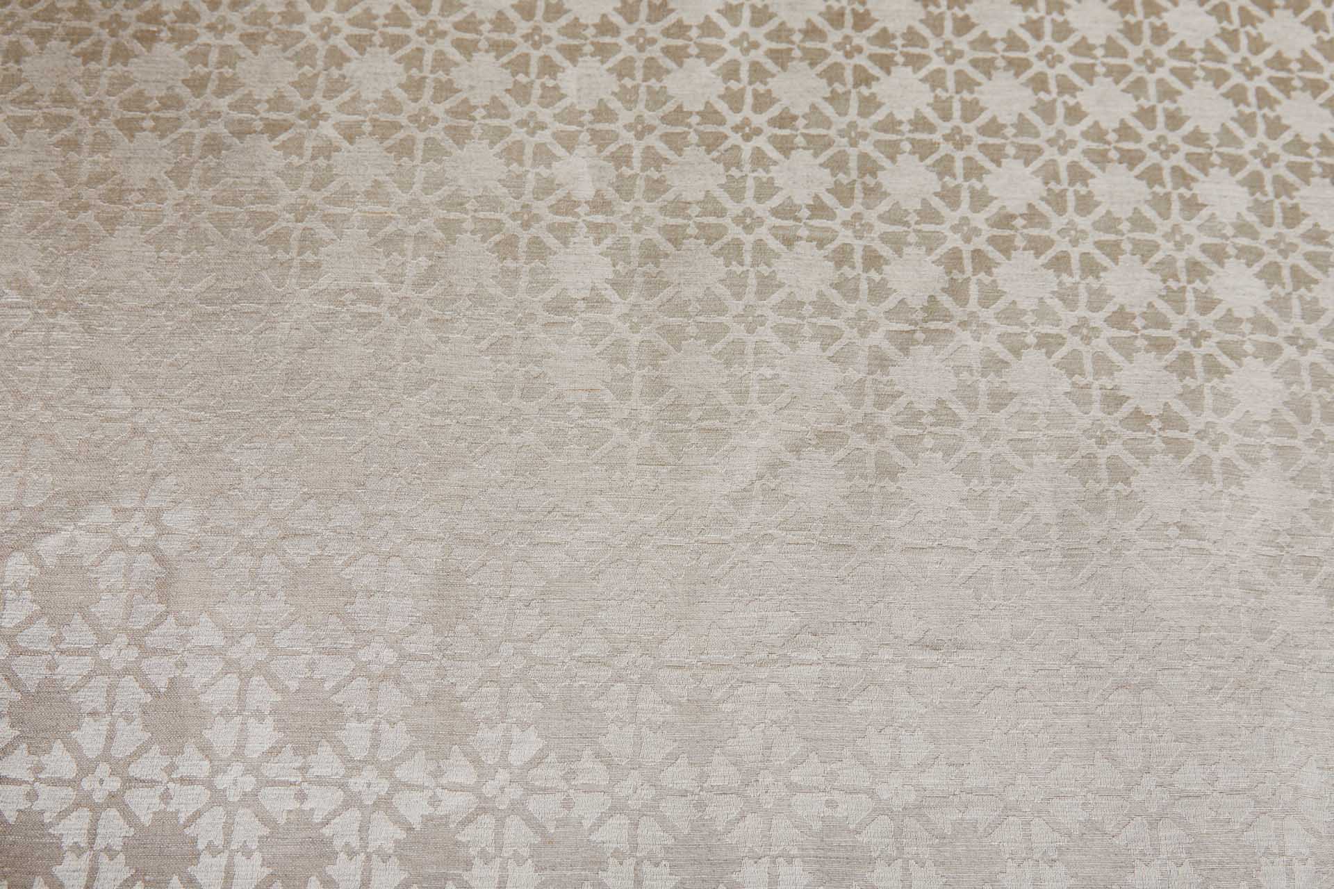 Regency Jacquard in Natural Silk and Linen fabric, image 10 of 10
