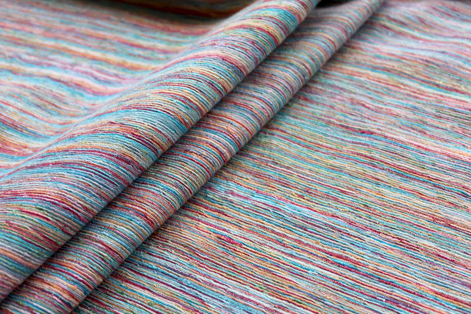 Multi Colour Silk Matka - Turquoise, Green, Red and Orange fabric, image 3 of 7
