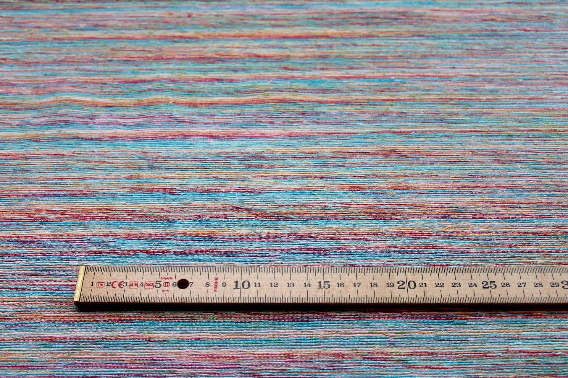 Multi Colour Silk Matka - Turquoise, Green, Red and Orange fabric, image 4 of 7
