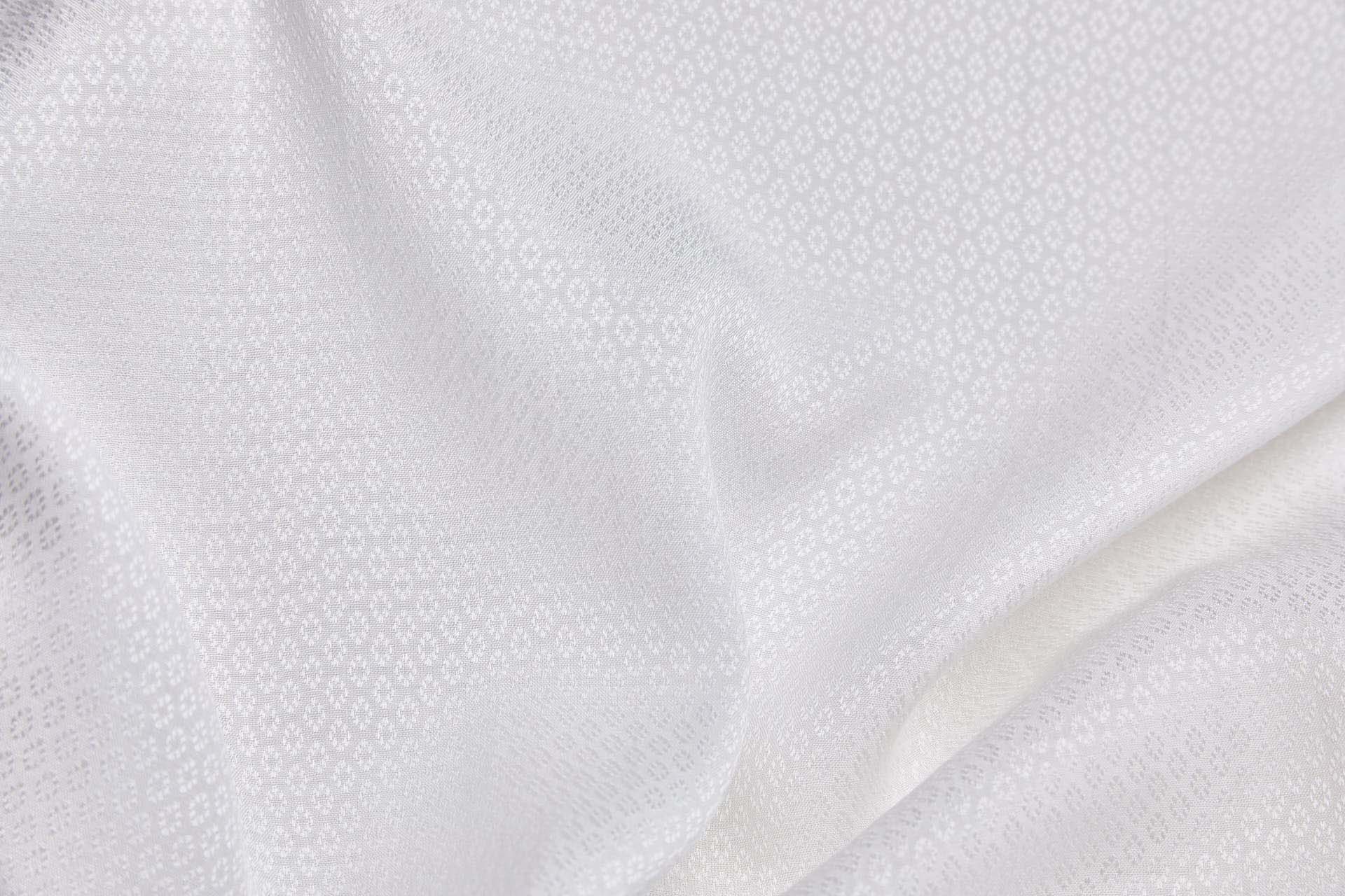 Eucalyptus Fibre Tiny Circle Dobby Weave in Ivory fabric, image 2 of 4