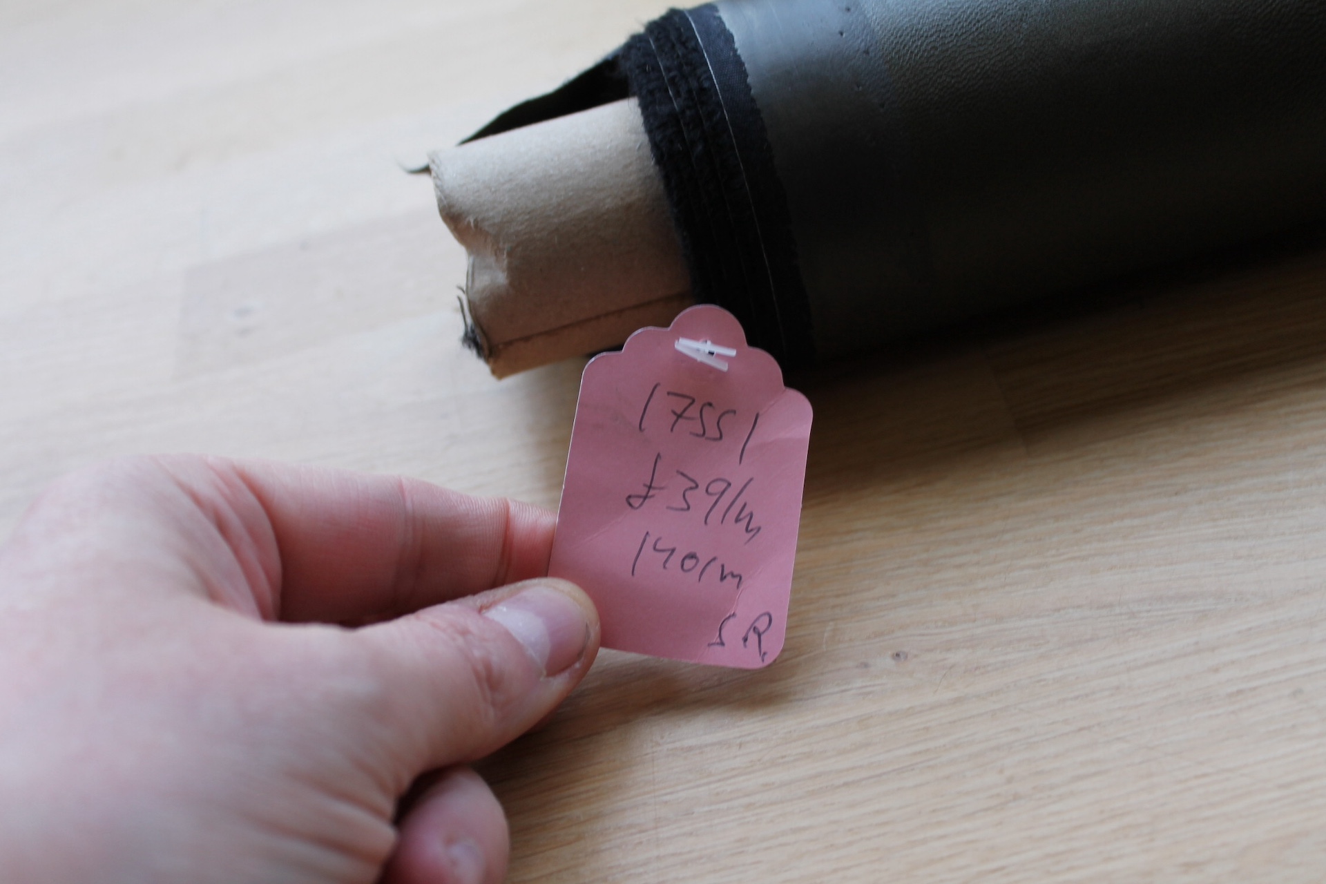 Soft Glove Leatherette - Olive fabric, image 6 of 6