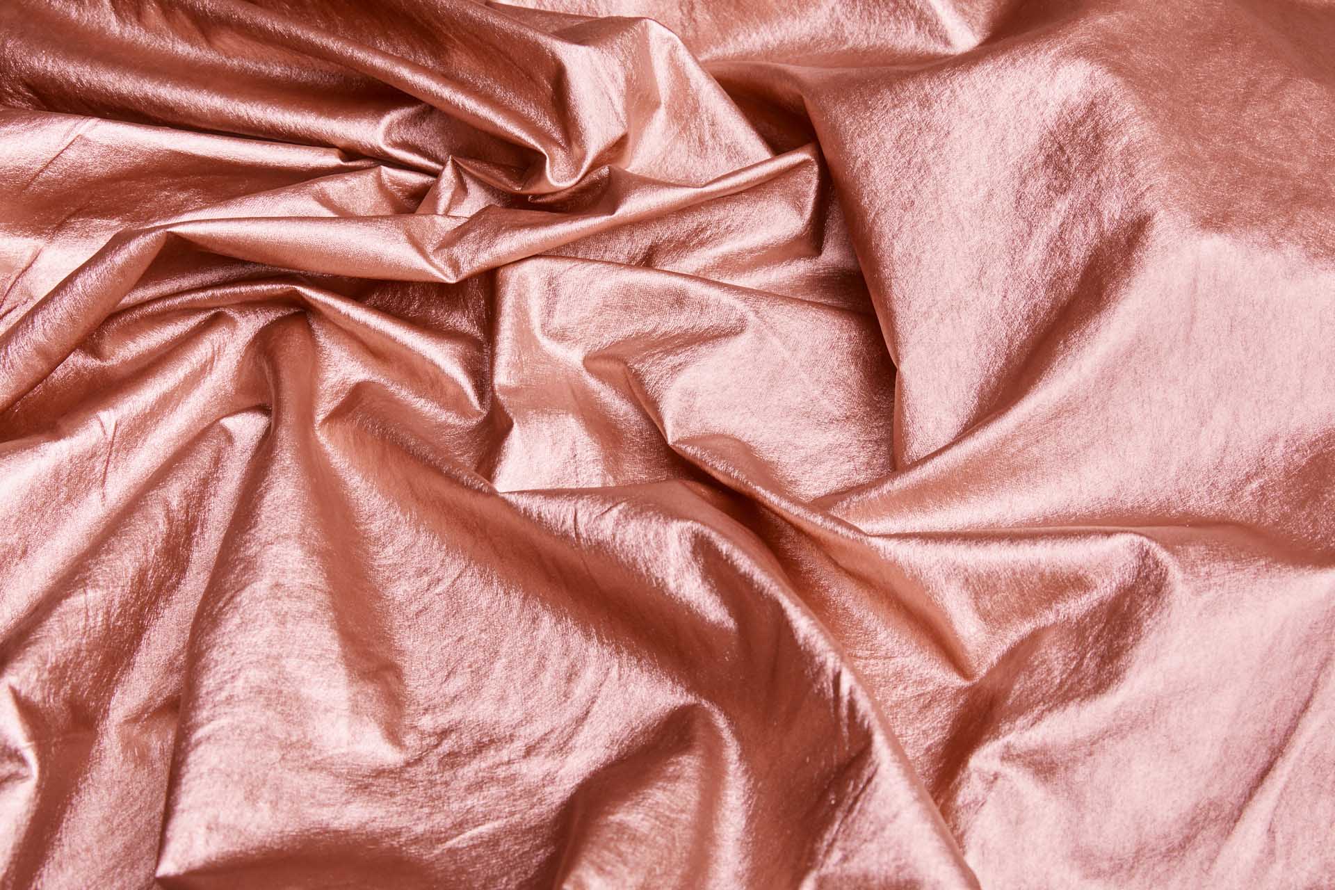 Soft Metallic Glove Leatherette - Dusty Pink Metallic fabric, image 5 of 5
