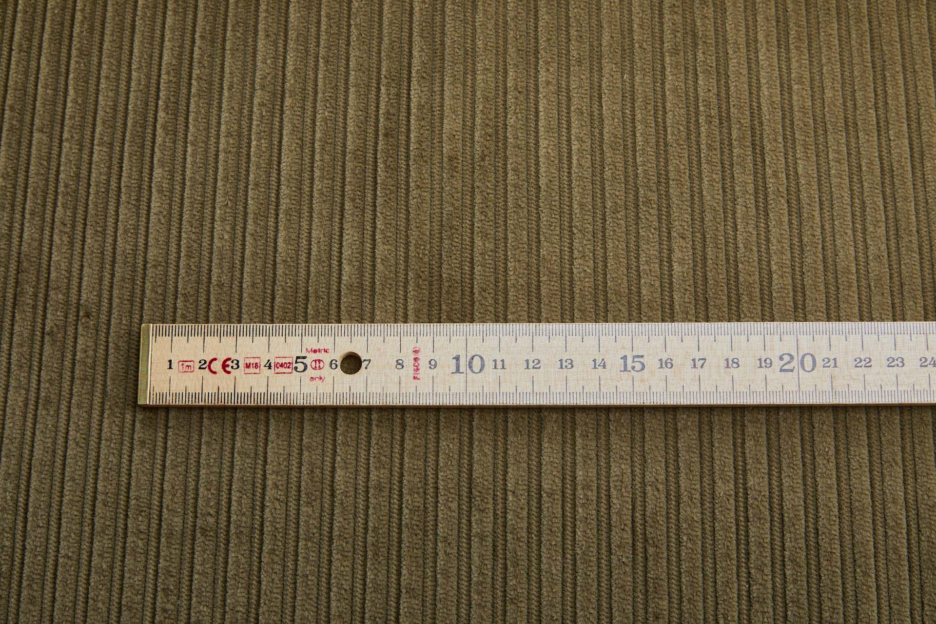 Jumbo Rib Corduroy - Olive fabric, image 5 of 6