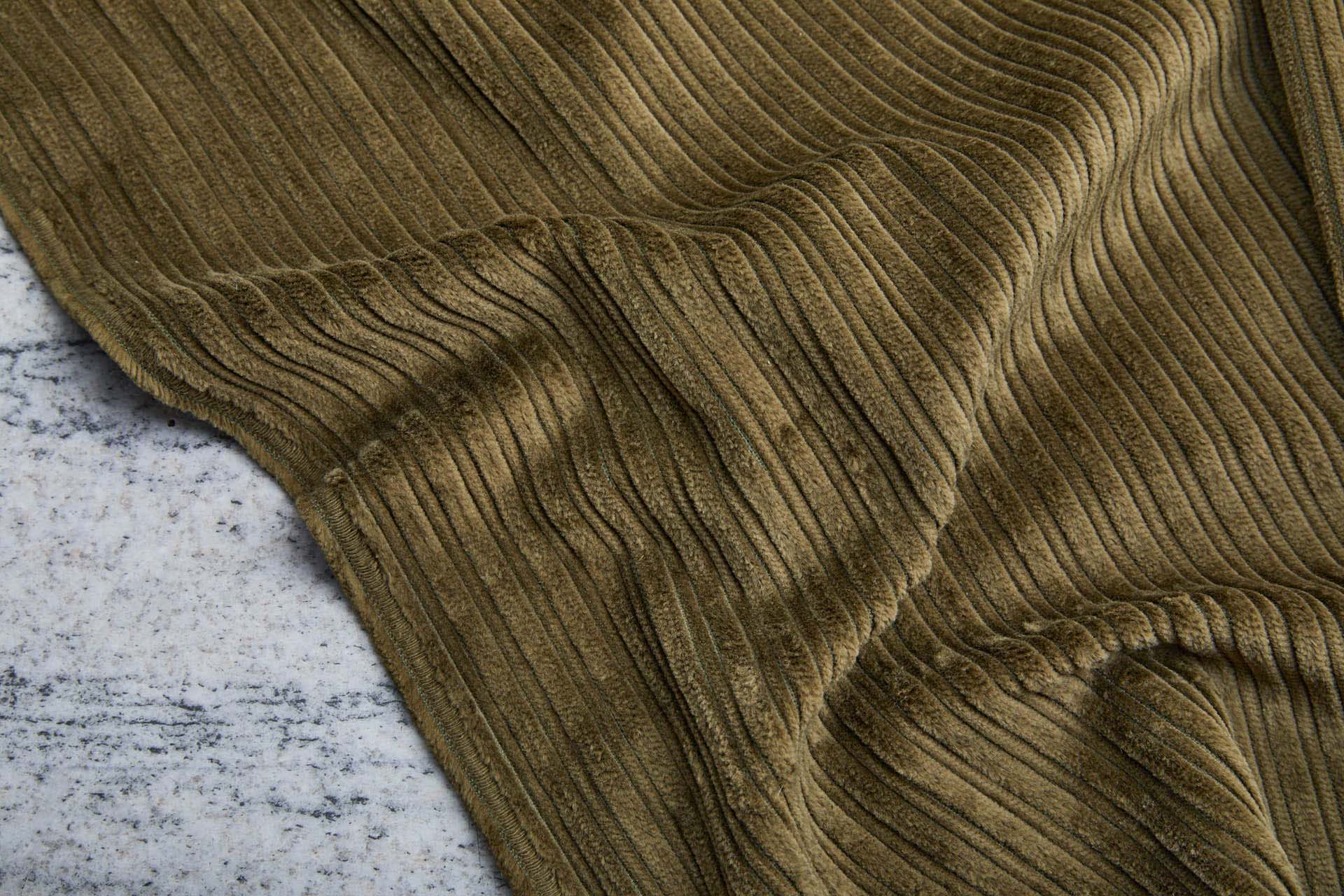 Jumbo Rib Corduroy - Olive fabric, image 3 of 6