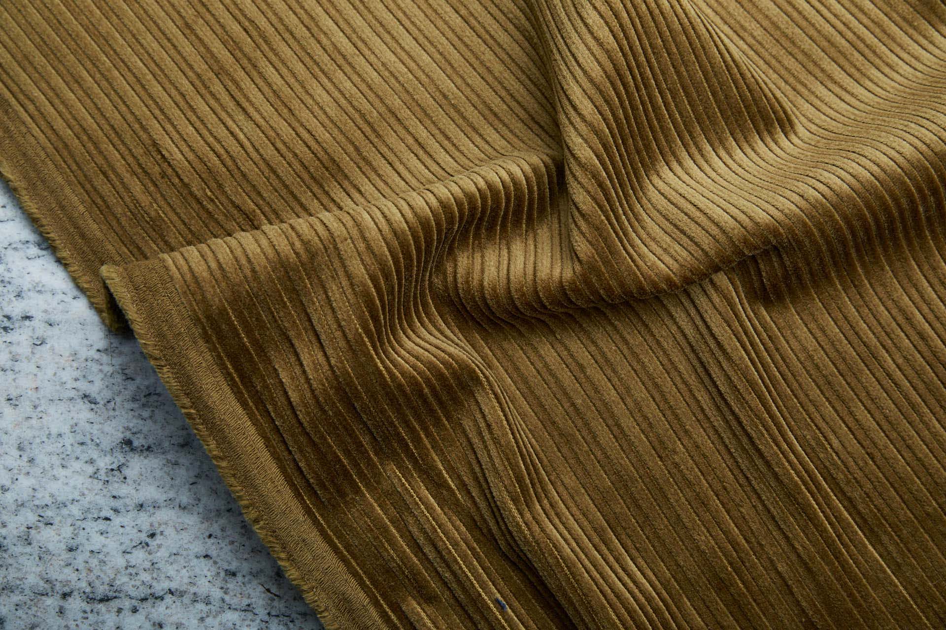 Wide Rib Corduroy - Harvest Green fabric, image 5 of 7
