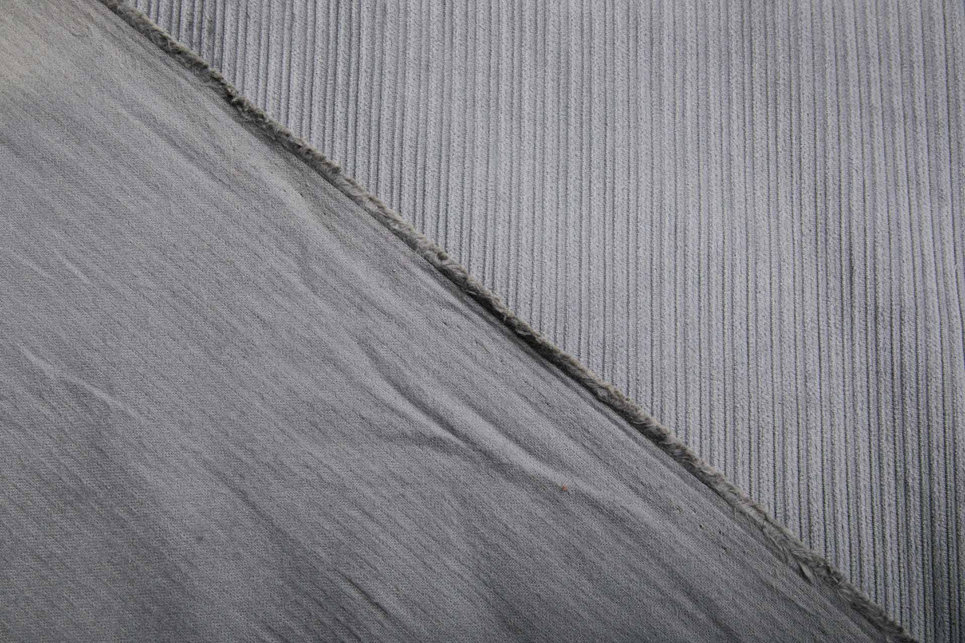 Wide Rib Corduroy - Steel Grey fabric, image 3 of 7